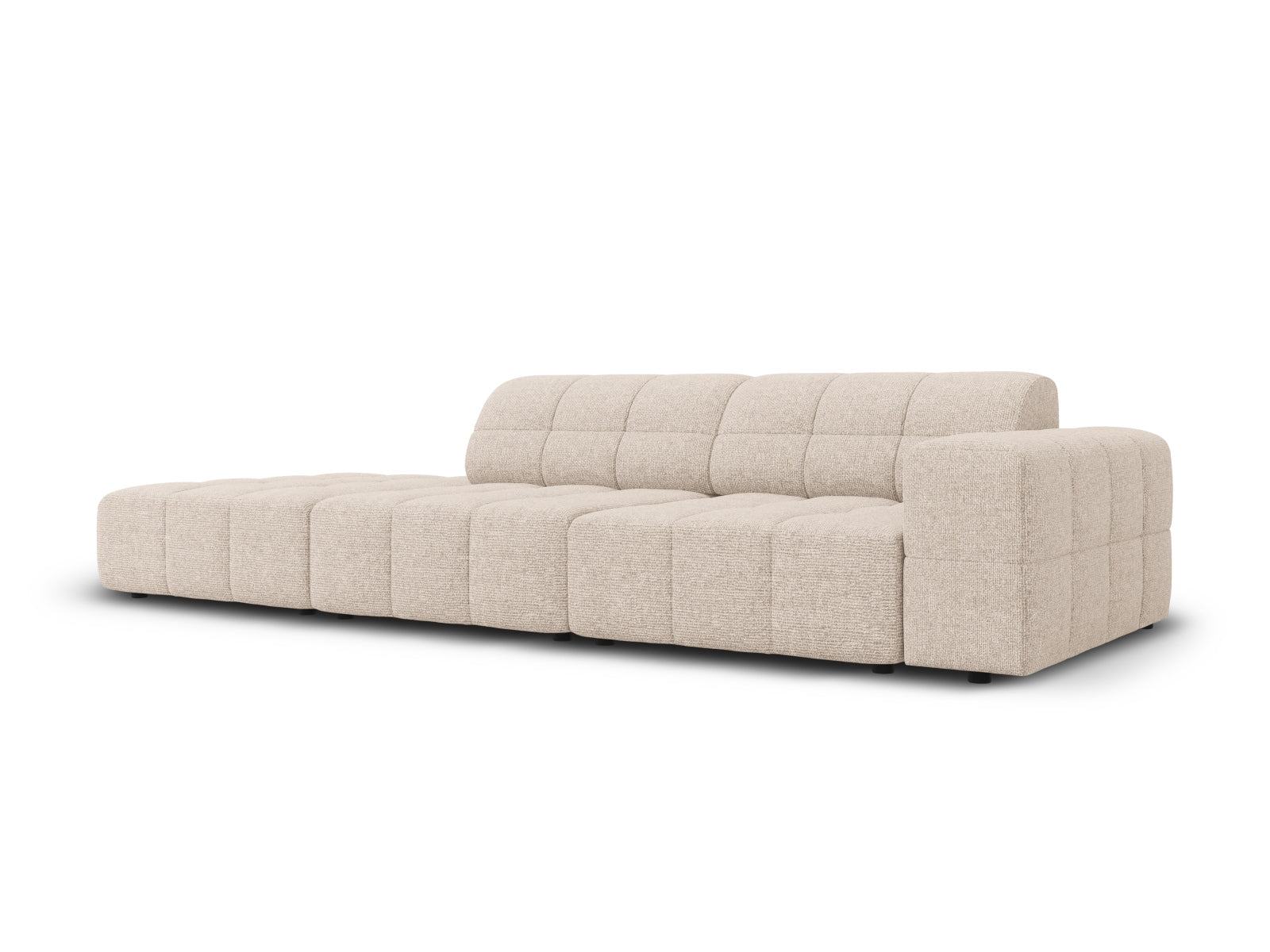 Chicago Sofa links 3 Sitzer 102cm in Beige präsentiert im Onlineshop von KAQTU Design AG. L-Sofa links ist von Cosmopolitan Design