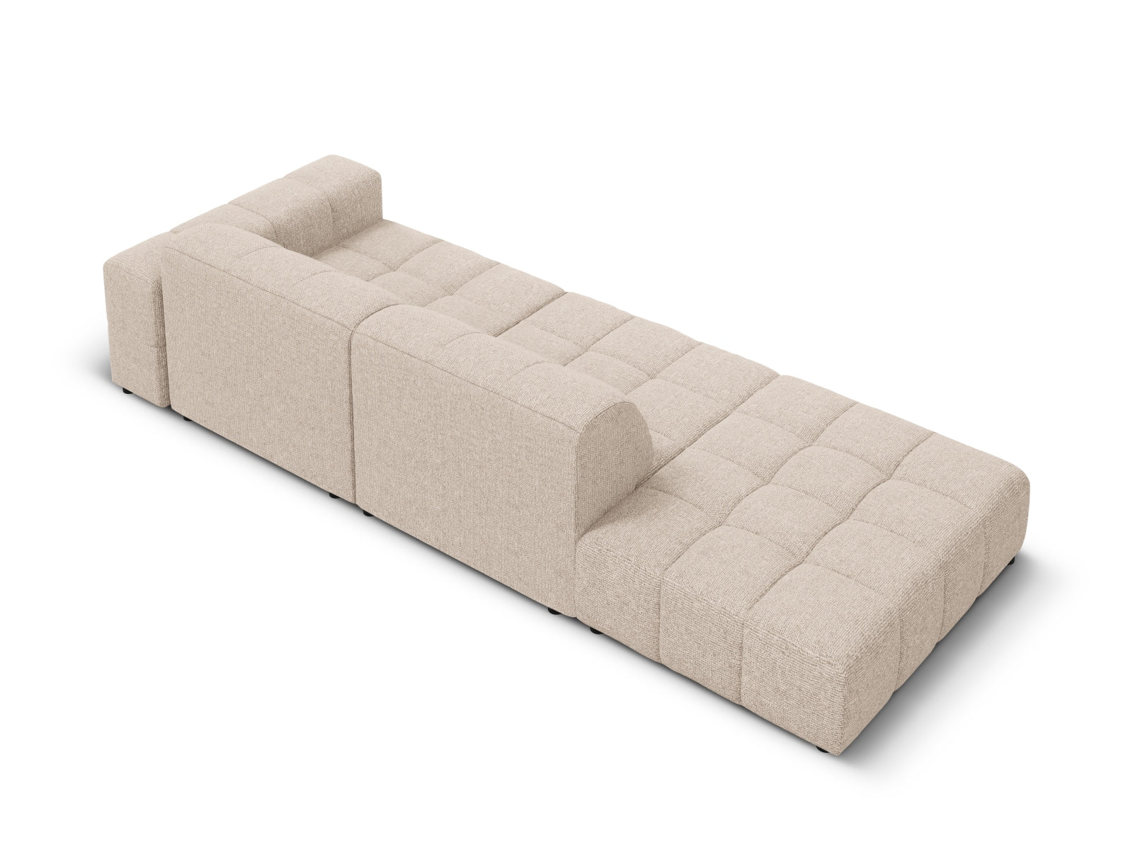 Chicago Sofa links 3 Sitzer 102cm in Beige präsentiert im Onlineshop von KAQTU Design AG. L-Sofa links ist von Cosmopolitan Design