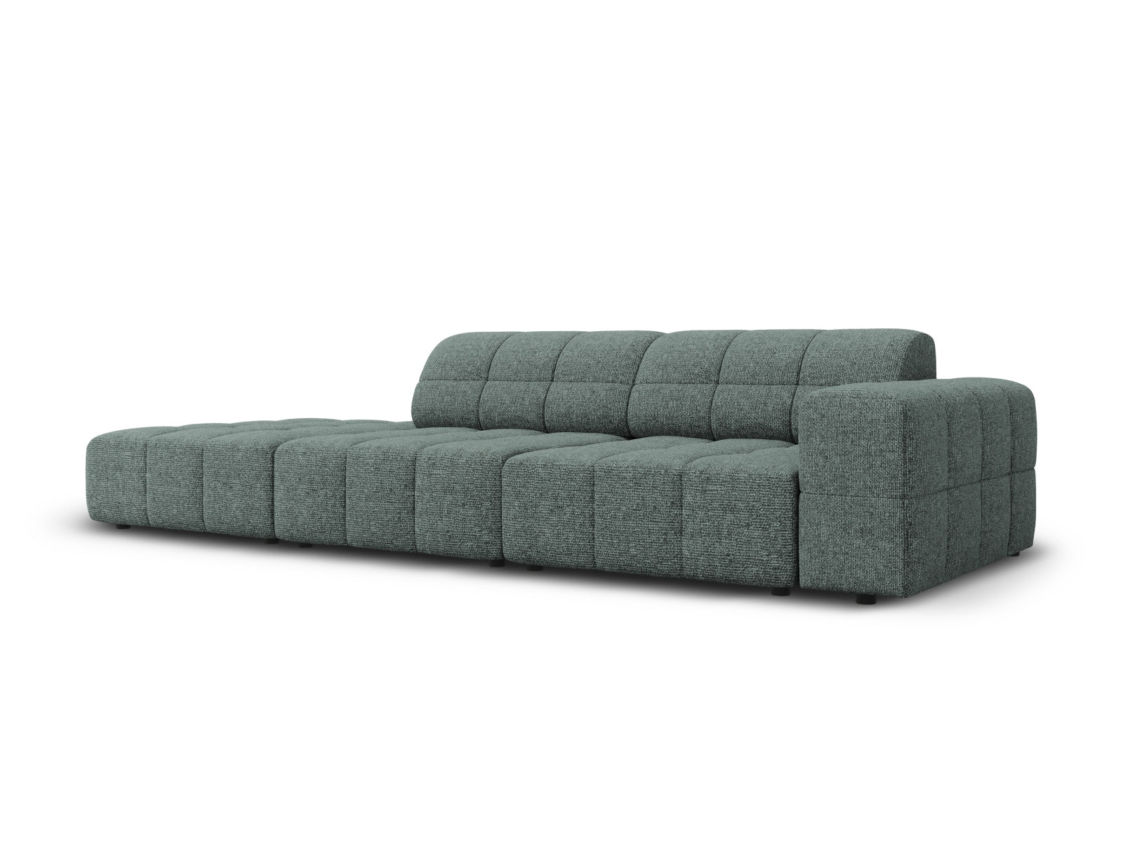 Chicago Sofa links 3 Sitzer 102cm in Petrol präsentiert im Onlineshop von KAQTU Design AG. L-Sofa links ist von Cosmopolitan Design