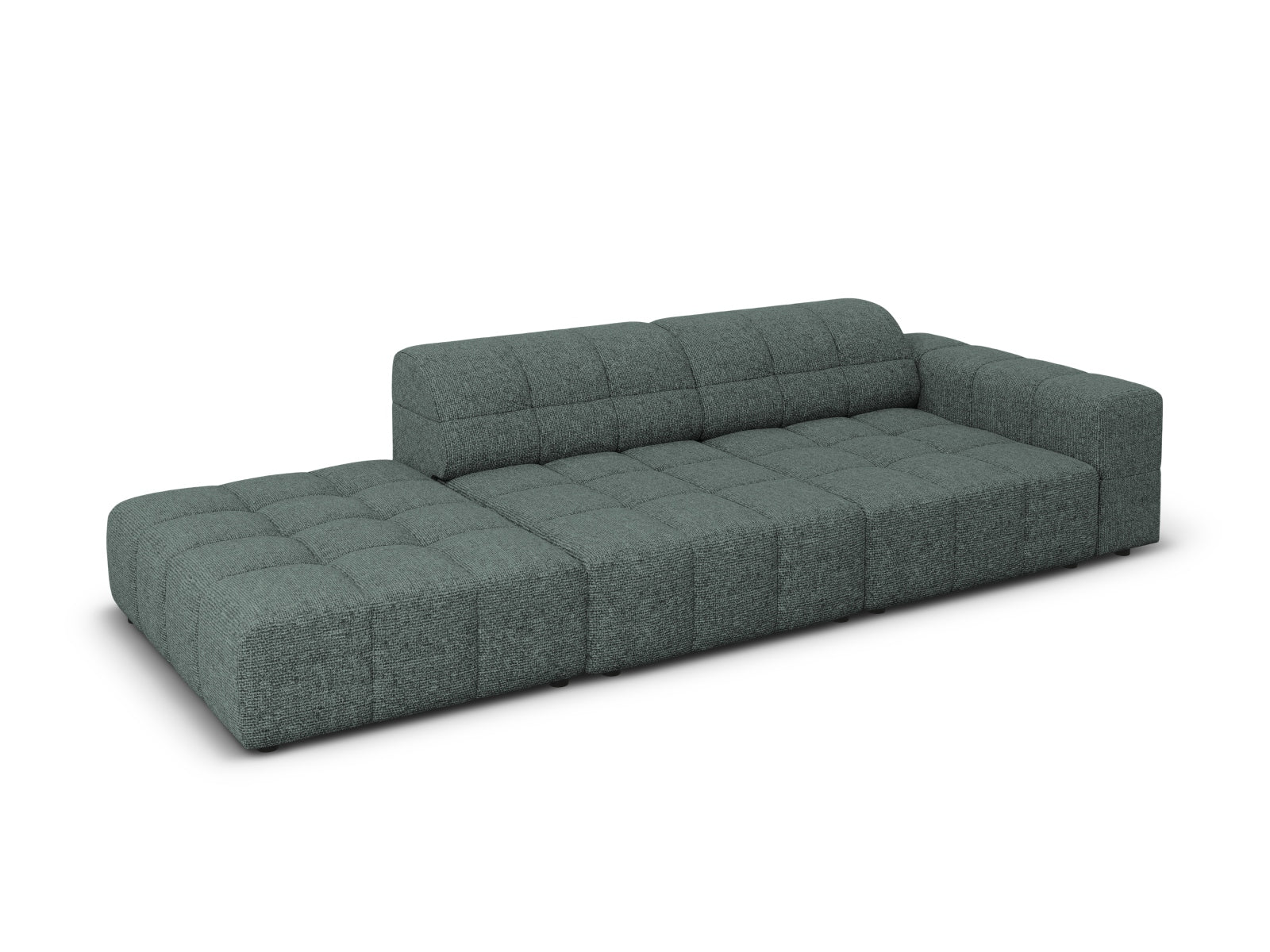 Chicago Sofa links 3 Sitzer 102cm in Petrol präsentiert im Onlineshop von KAQTU Design AG. L-Sofa links ist von Cosmopolitan Design