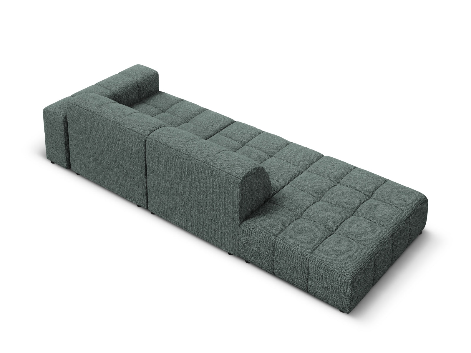 Chicago Sofa links 3 Sitzer 102cm in Petrol präsentiert im Onlineshop von KAQTU Design AG. L-Sofa links ist von Cosmopolitan Design