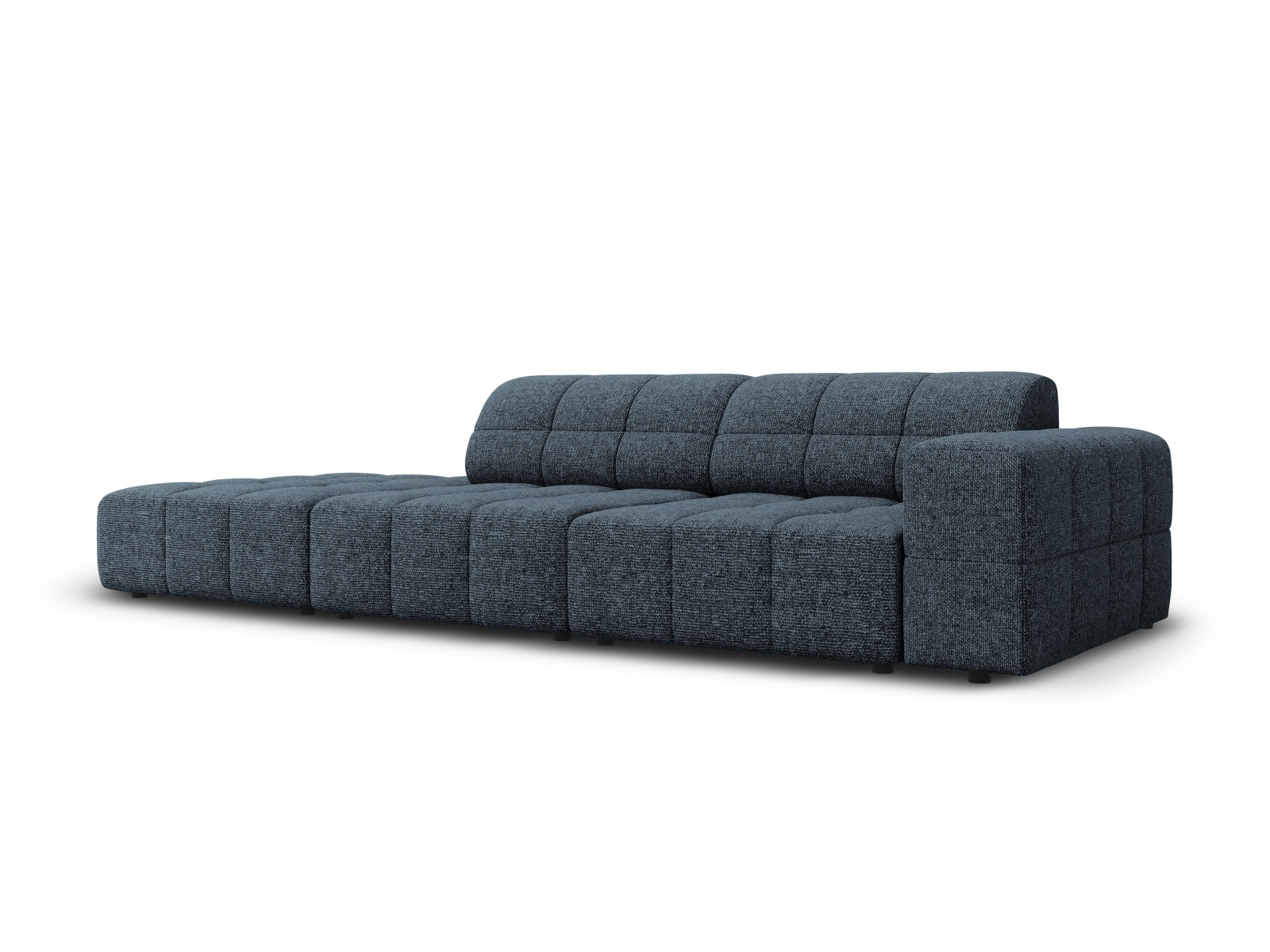 Chicago Sofa links 3 Sitzer 102cm in Royal Blue präsentiert im Onlineshop von KAQTU Design AG. L-Sofa links ist von Cosmopolitan Design