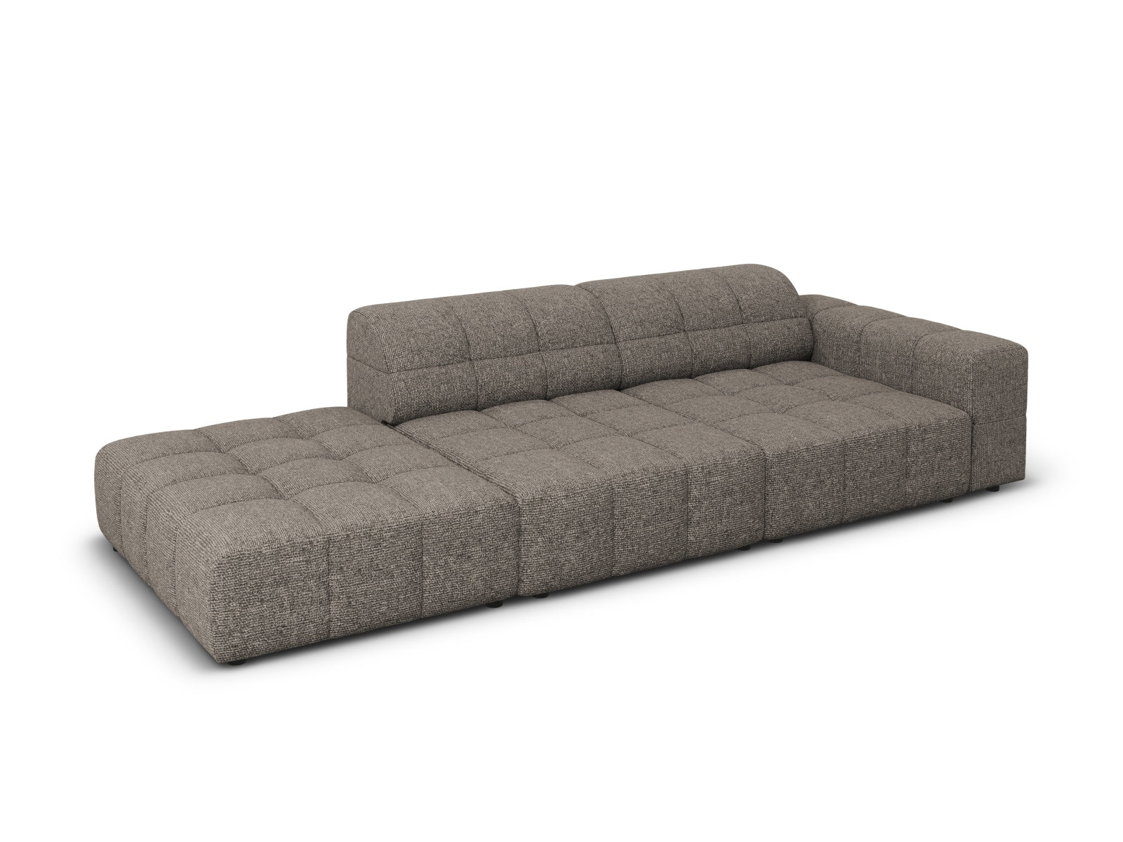 Chicago Sofa links 3 Sitzer 102cm in Grey präsentiert im Onlineshop von KAQTU Design AG. L-Sofa links ist von Cosmopolitan Design