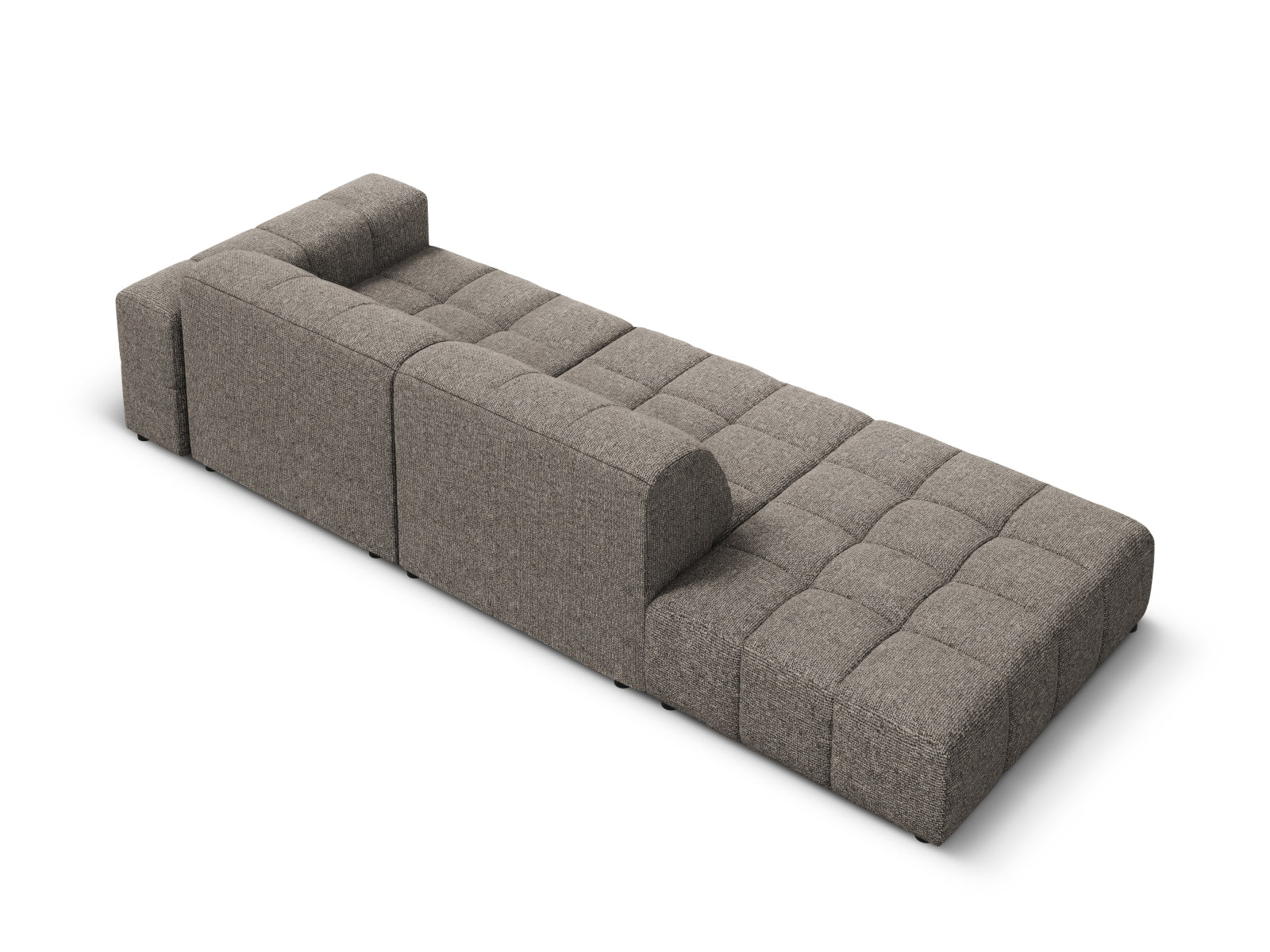 Chicago Sofa links 3 Sitzer 102cm in Grey präsentiert im Onlineshop von KAQTU Design AG. L-Sofa links ist von Cosmopolitan Design