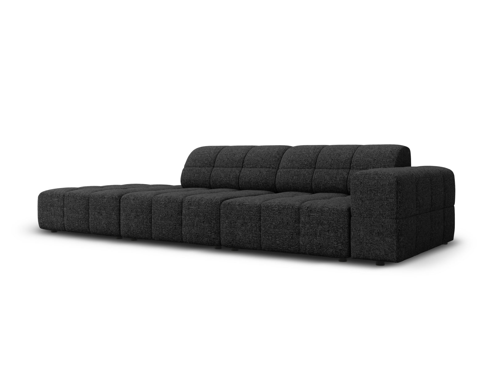 Chicago Sofa links 3 Sitzer 102cm in Black präsentiert im Onlineshop von KAQTU Design AG. L-Sofa links ist von Cosmopolitan Design
