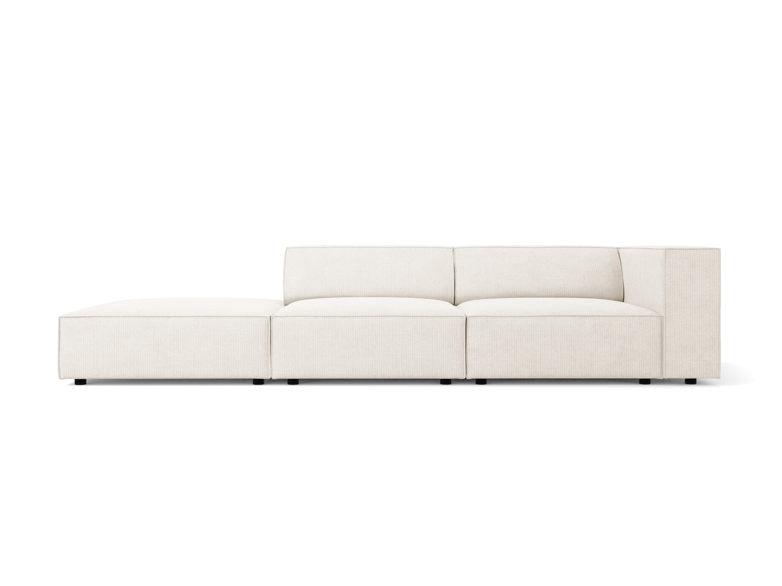 Arendal Sofa links 4 Sitzer in Ivory präsentiert im Onlineshop von KAQTU Design AG. L-Sofa links ist von Cosmopolitan Design