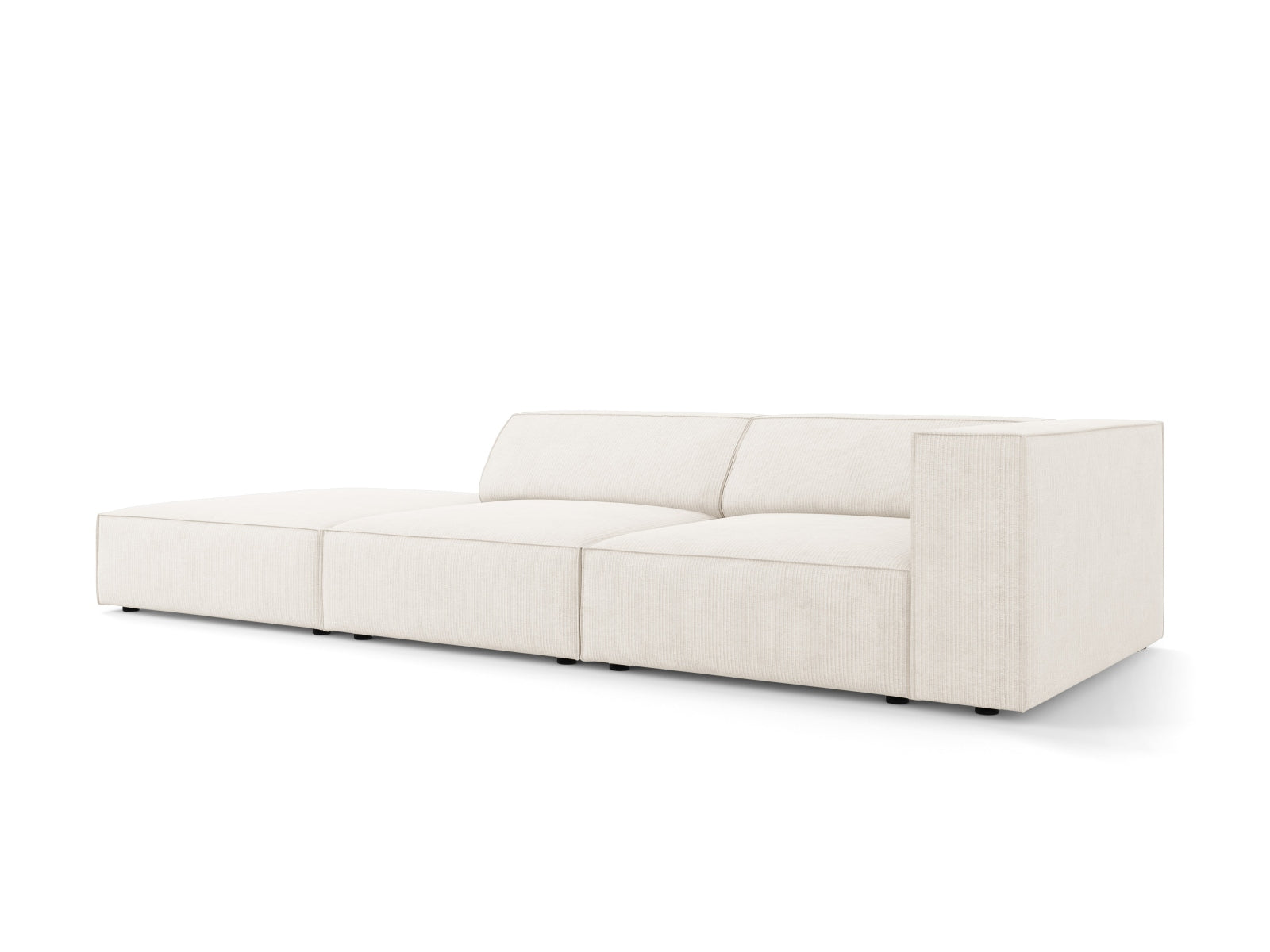 Arendal Sofa links 4 Sitzer in Ivory präsentiert im Onlineshop von KAQTU Design AG. L-Sofa links ist von Cosmopolitan Design