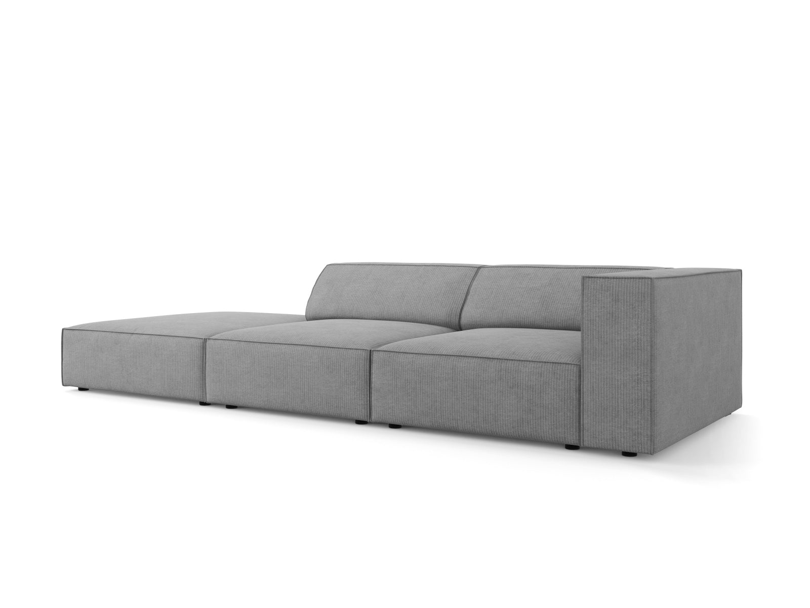 Arendal Sofa links 4 Sitzer in Dark Grey präsentiert im Onlineshop von KAQTU Design AG. L-Sofa links ist von Cosmopolitan Design
