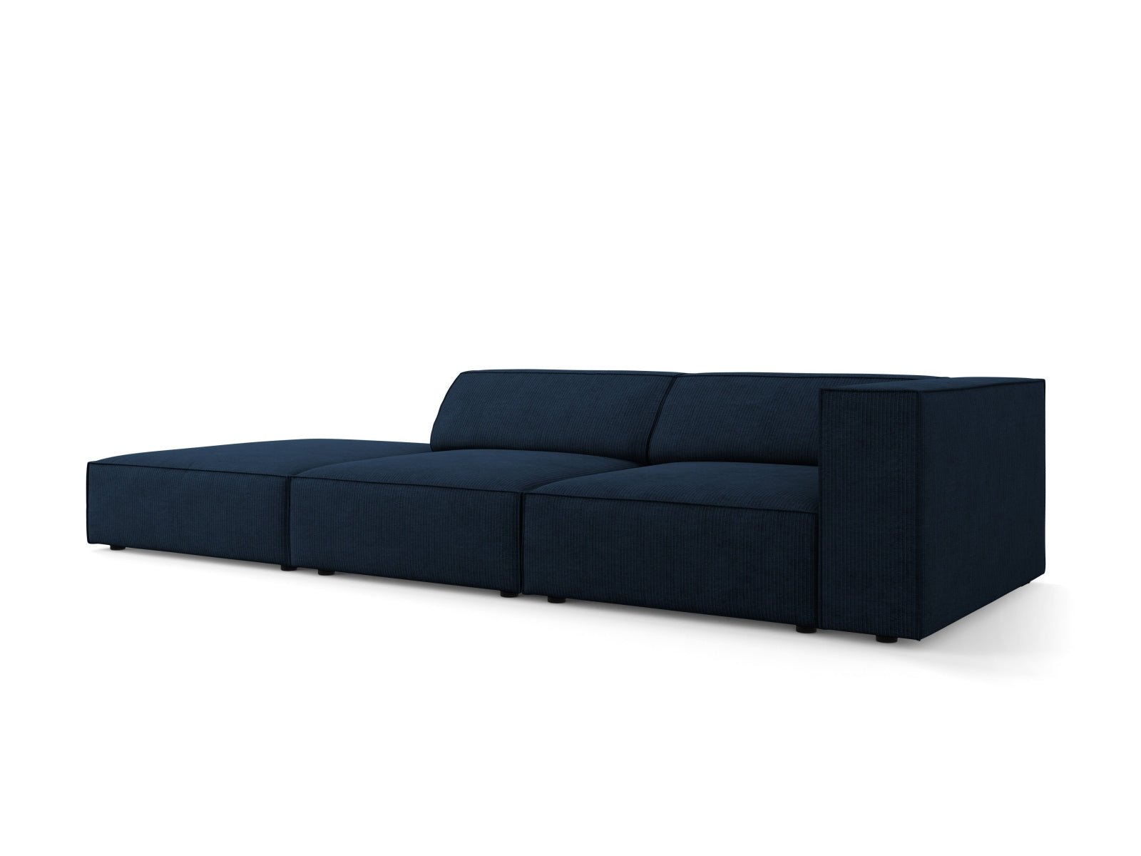 Arendal Sofa links 4 Sitzer in Royal Blue präsentiert im Onlineshop von KAQTU Design AG. L-Sofa links ist von Cosmopolitan Design