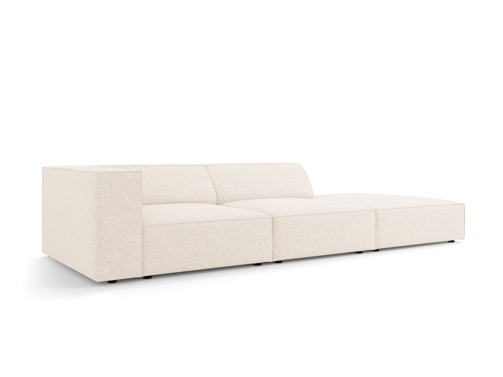 Arendal Sofa rechts 4 Sitzer in Light Beige präsentiert im Onlineshop von KAQTU Design AG. L-Sofa rechts ist von Cosmopolitan Design