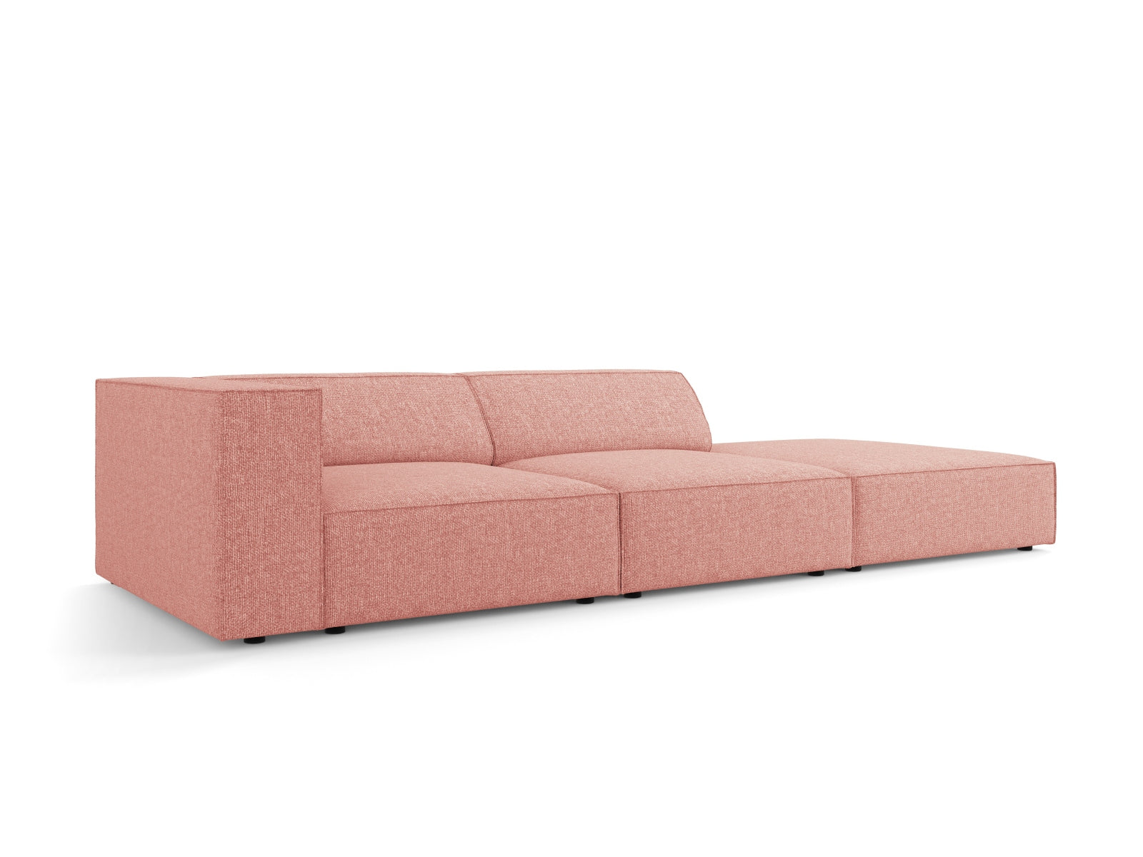 Arendal Sofa rechts 4 Sitzer in Pink präsentiert im Onlineshop von KAQTU Design AG. L-Sofa rechts ist von Cosmopolitan Design