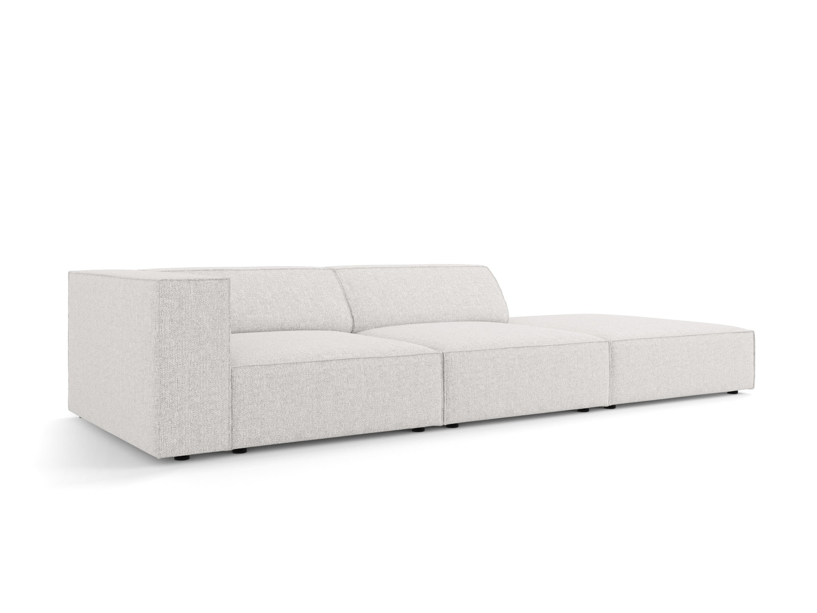 Arendal Sofa rechts 4 Sitzer in Light Grey präsentiert im Onlineshop von KAQTU Design AG. L-Sofa rechts ist von Cosmopolitan Design