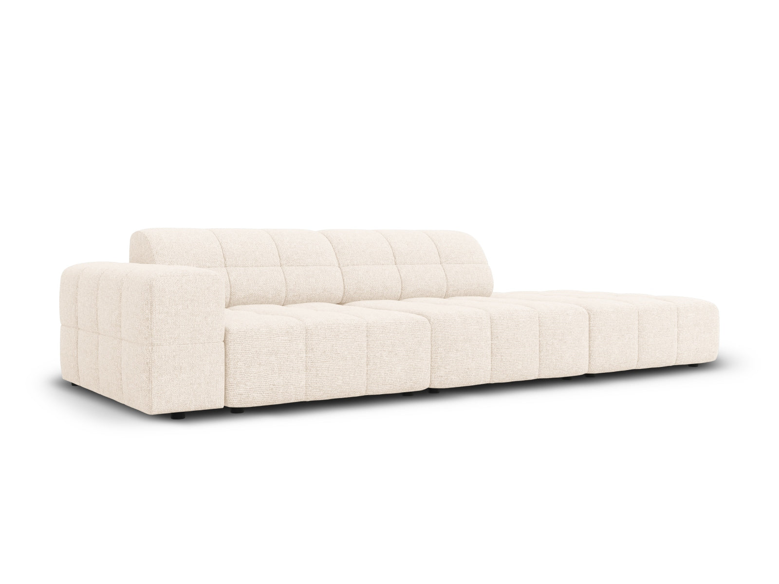 Chicago Sofa rechts 3 Sitzer 102cm in Light Beige präsentiert im Onlineshop von KAQTU Design AG. L-Sofa rechts ist von Cosmopolitan Design