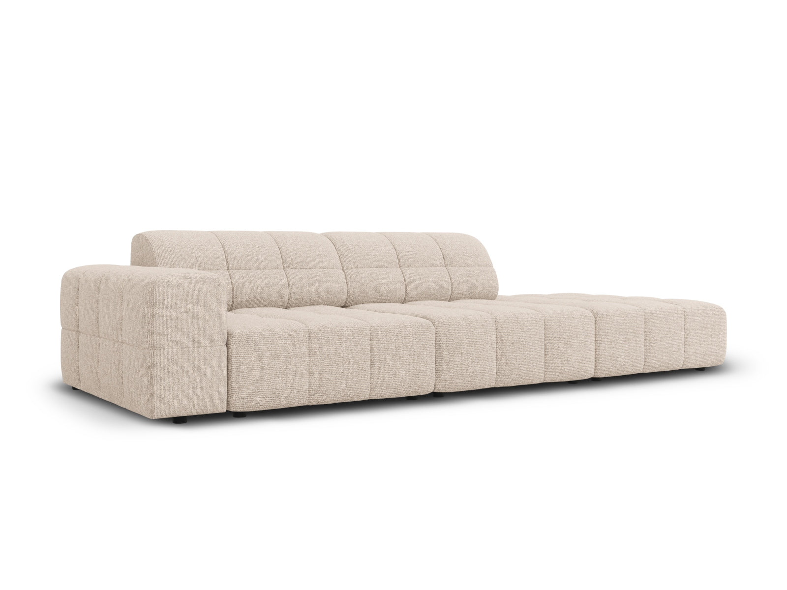 Chicago Sofa rechts 3 Sitzer 102cm in Beige präsentiert im Onlineshop von KAQTU Design AG. L-Sofa rechts ist von Cosmopolitan Design