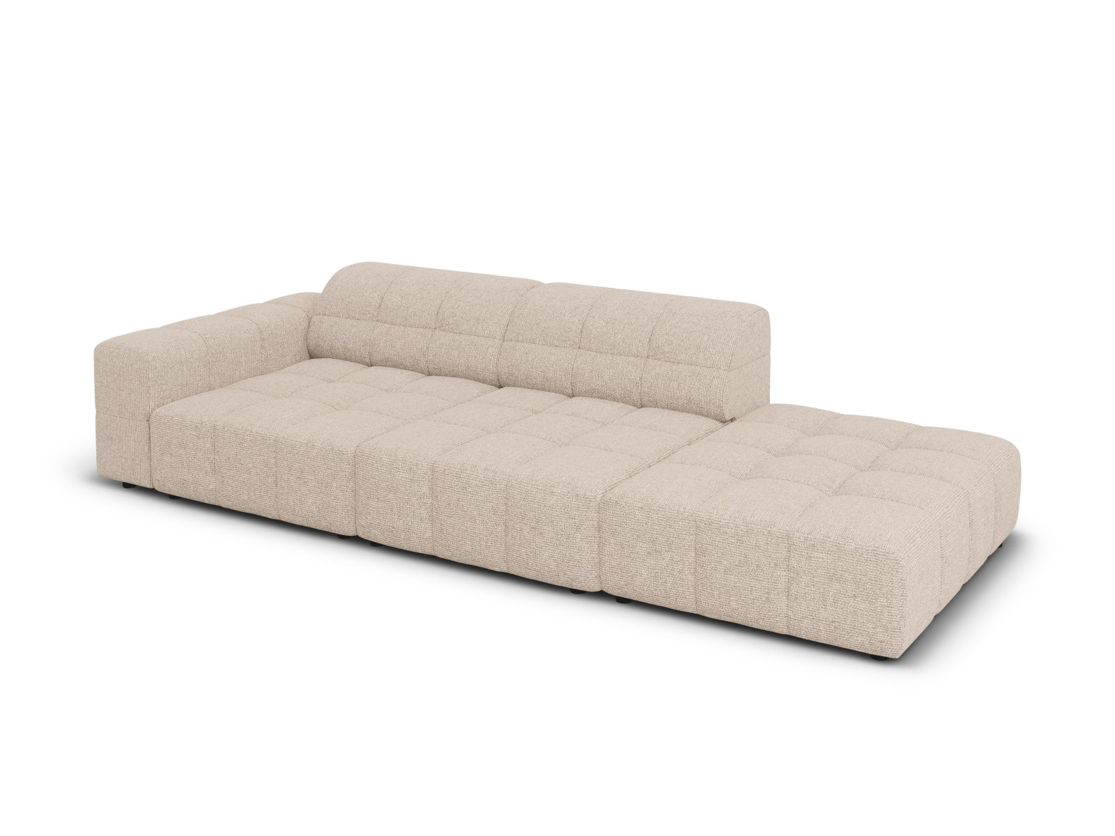 Chicago Sofa rechts 3 Sitzer 102cm in Beige präsentiert im Onlineshop von KAQTU Design AG. L-Sofa rechts ist von Cosmopolitan Design