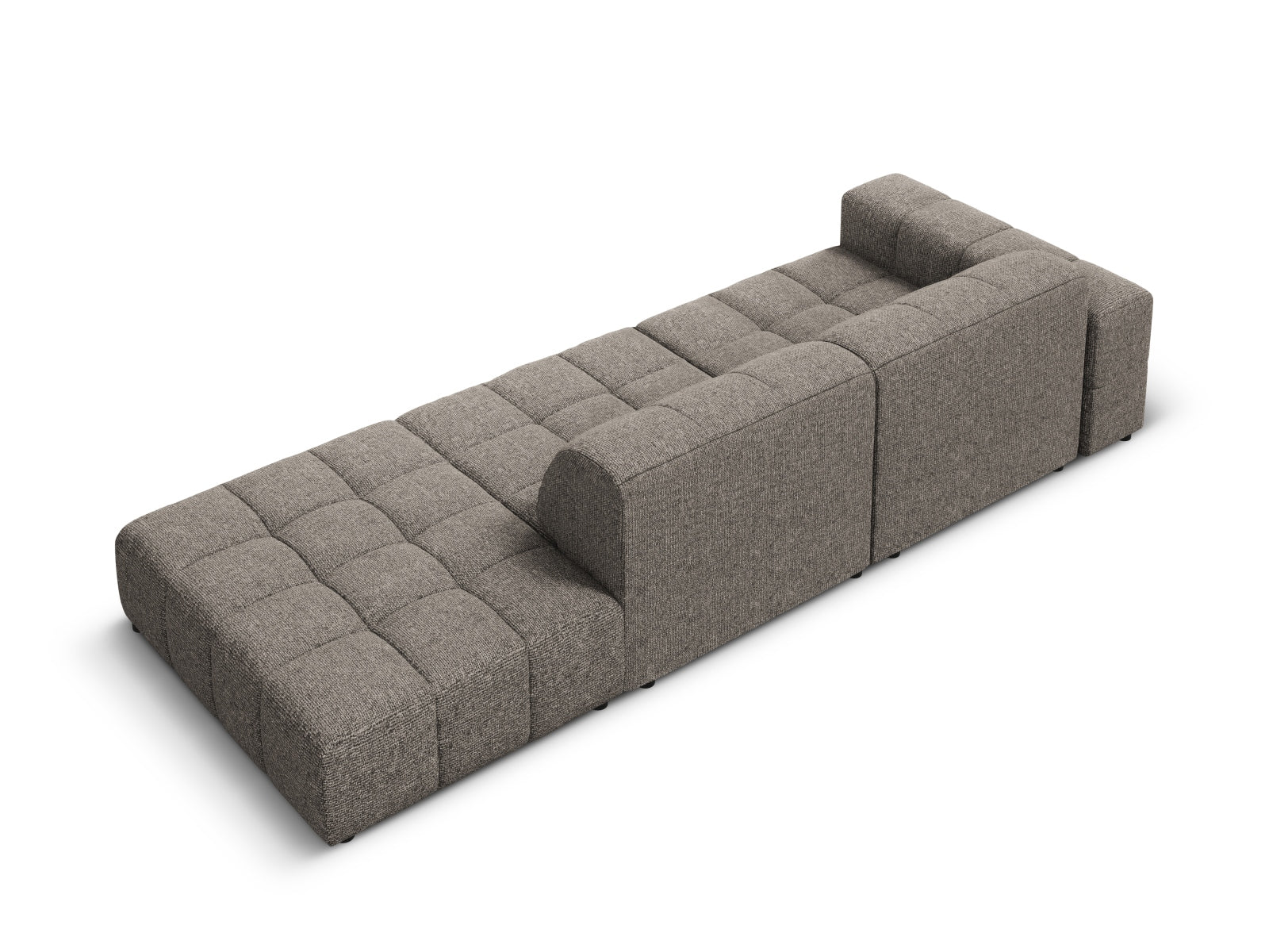 Chicago Sofa rechts 3 Sitzer 102cm in Grey präsentiert im Onlineshop von KAQTU Design AG. L-Sofa rechts ist von Cosmopolitan Design