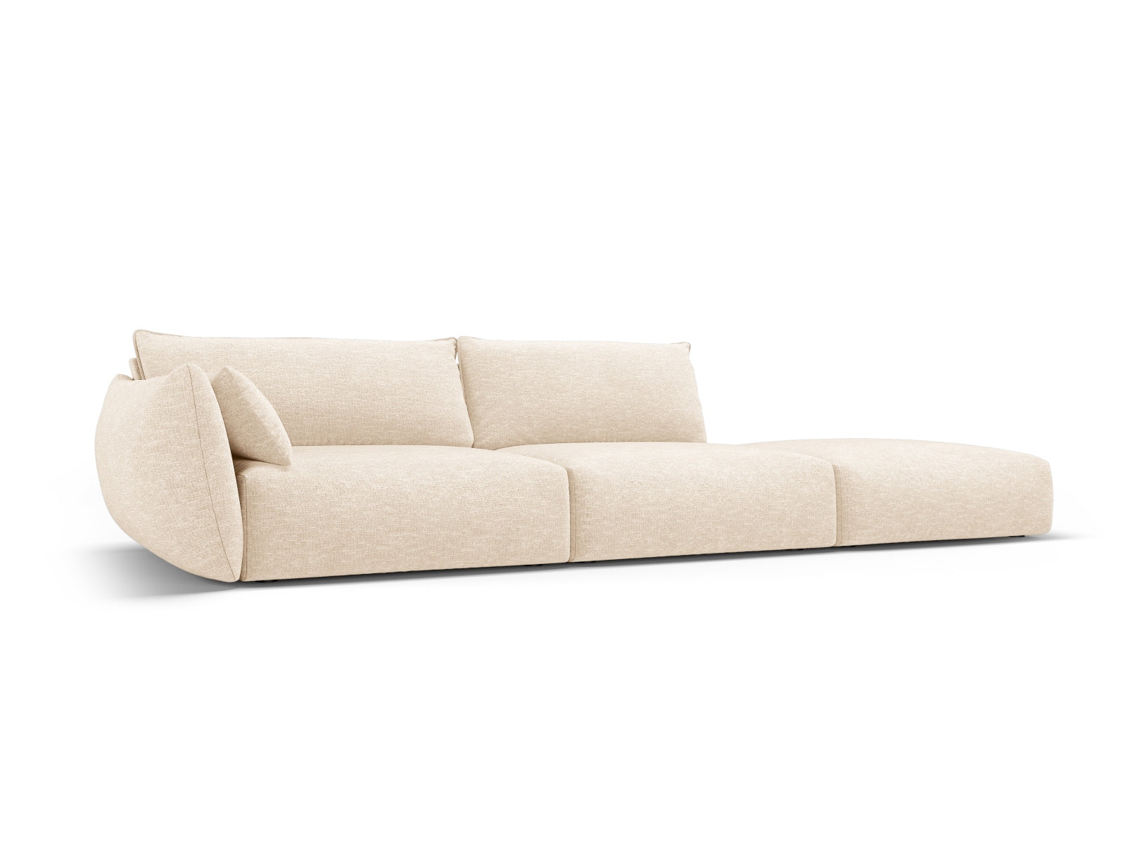 Elegantes 4-Sitzer Sofa Matera in hellem Beige, ideal für stilvolle Wohnräume, präsentiert von Cosmopolitan Design.