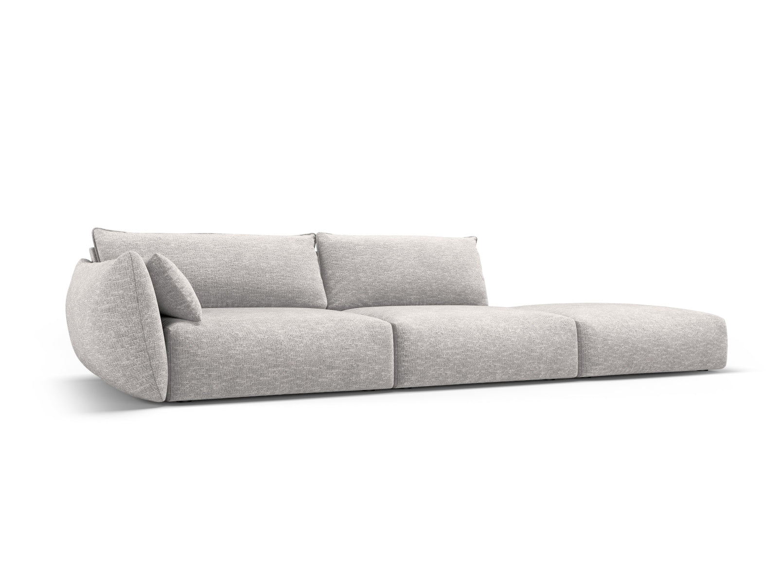 Elegantes 4-Sitzer Sofa Matera in hellem Grau, ideal für stilvolle Wohnräume, präsentiert von Cosmopolitan Design.