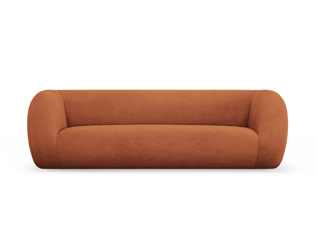 Essen Boucle Sofa 3 Sitzer in Terracotta-Baloo präsentiert im Onlineshop von KAQTU Design AG. 3er Sofa ist von Cosmopolitan Design
