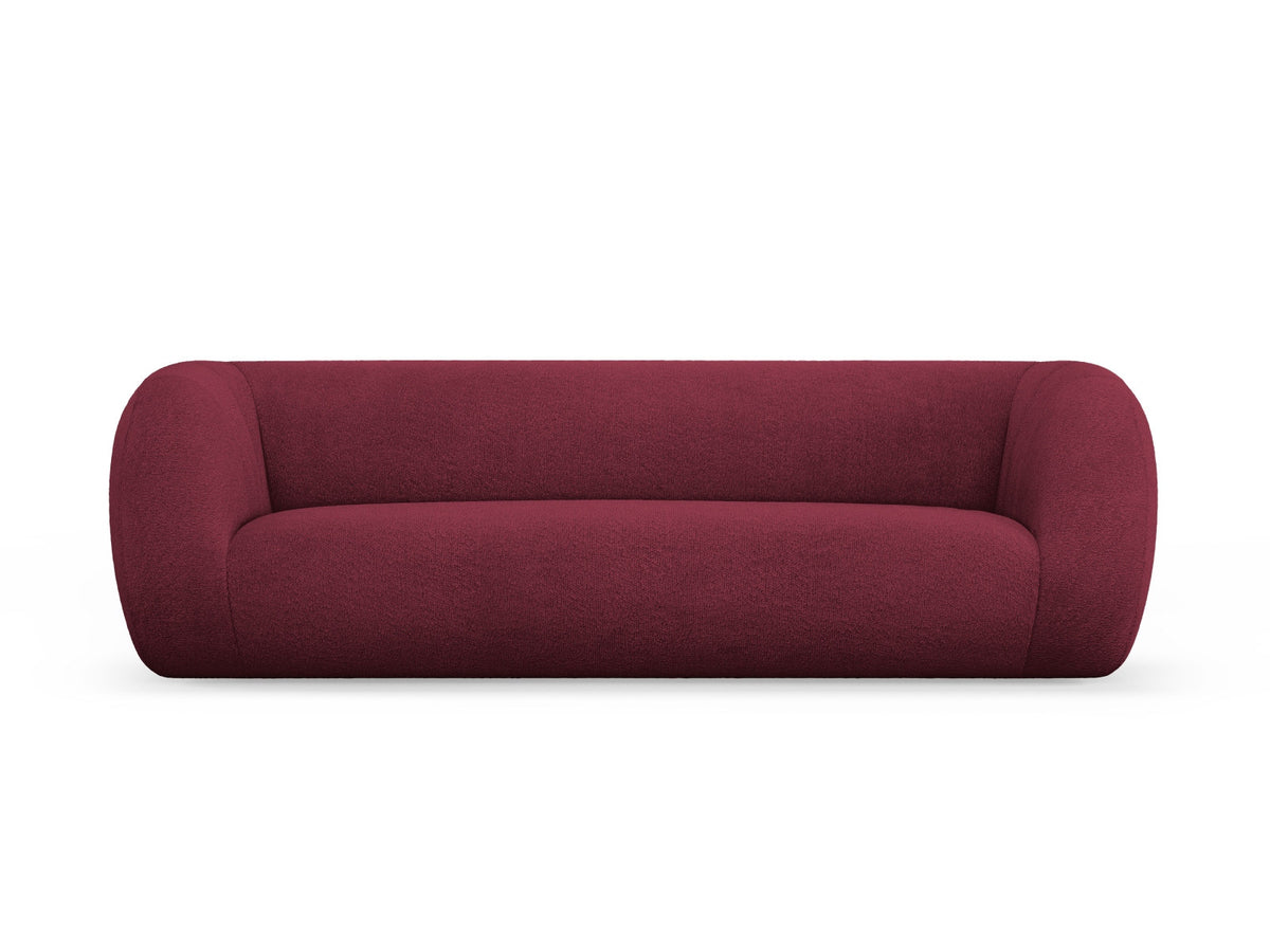 Essen Boucle Sofa 3 Sitzer in Bordeaux-Baloo präsentiert im Onlineshop von KAQTU Design AG. 3er Sofa ist von Cosmopolitan Design