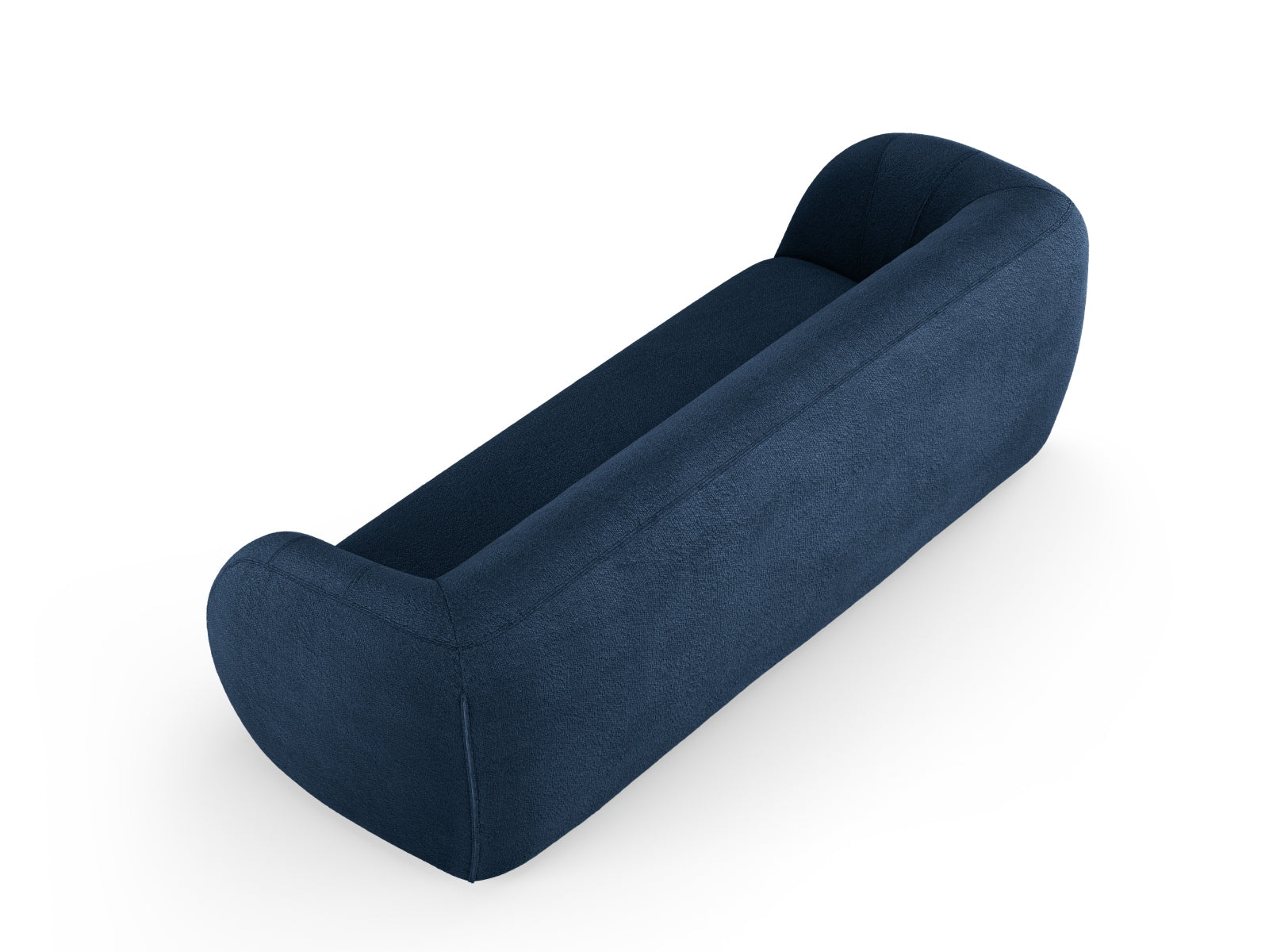 Erleben Sie das stilvolle Essen Boucle Sofa 3 Sitzer von Cosmopolitan Design. Ideal für Ihr modernes Zuhause, vereint es Komfort und Eleganz.