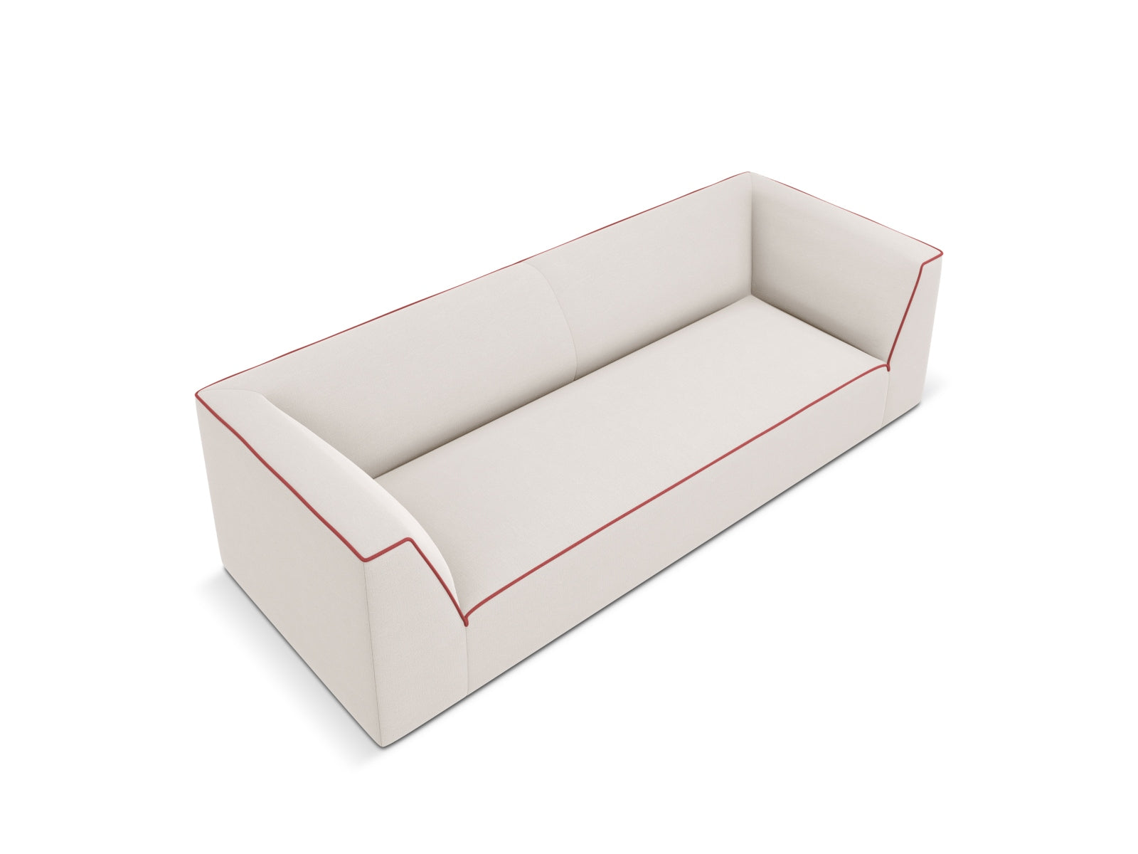 Entdecken Sie das Oslo 3-Sitzer Sofa von Cosmopolitan Design – stilvolles Velours, hervorragender Komfort und modernes Design für Ihr Zuhause.
