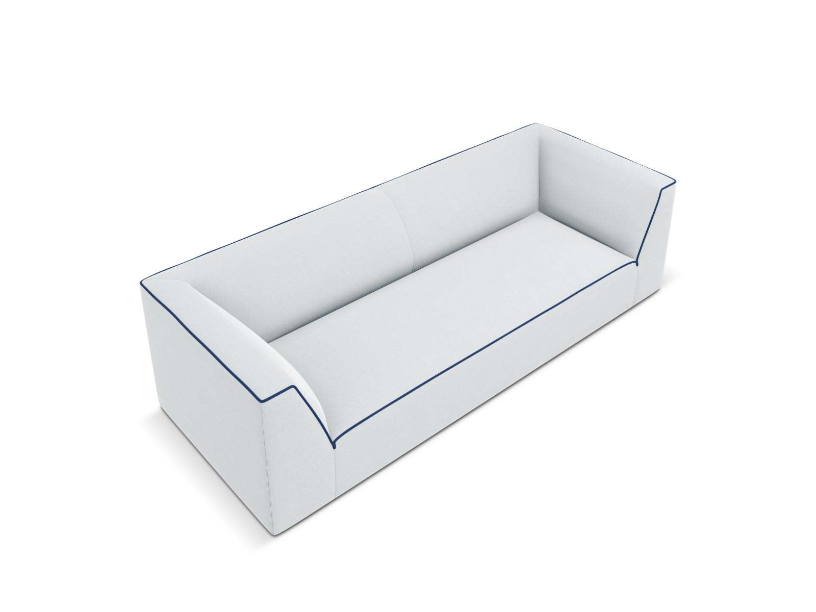Erleben Sie das Oslo 3-Sitzer Sofa von Cosmopolitan Design – elegantes Velours, optimaler Sitzkomfort und zeitgemässes Design für Ihr Wohnambiente.