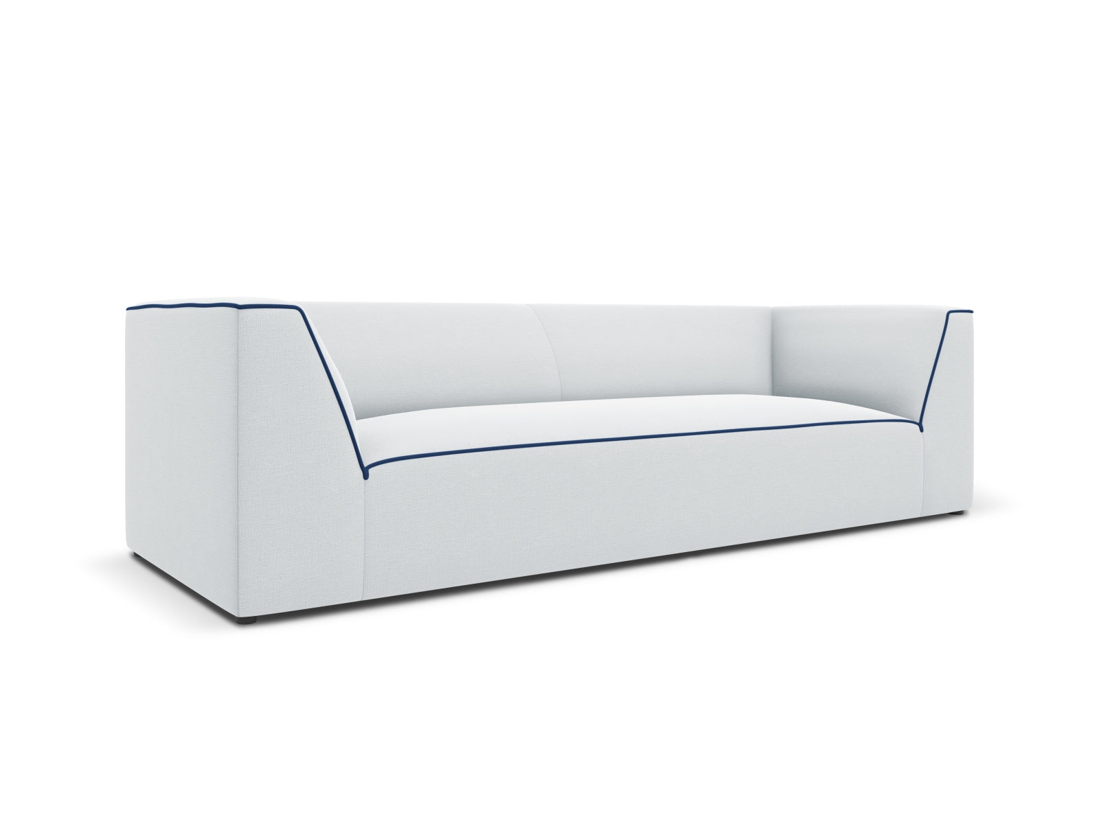 Entdecken Sie das Oslo 3-Sitzer Sofa von Cosmopolitan Design – stilvolles Velours, hervorragender Komfort und modernes Design für Ihr Zuhause.