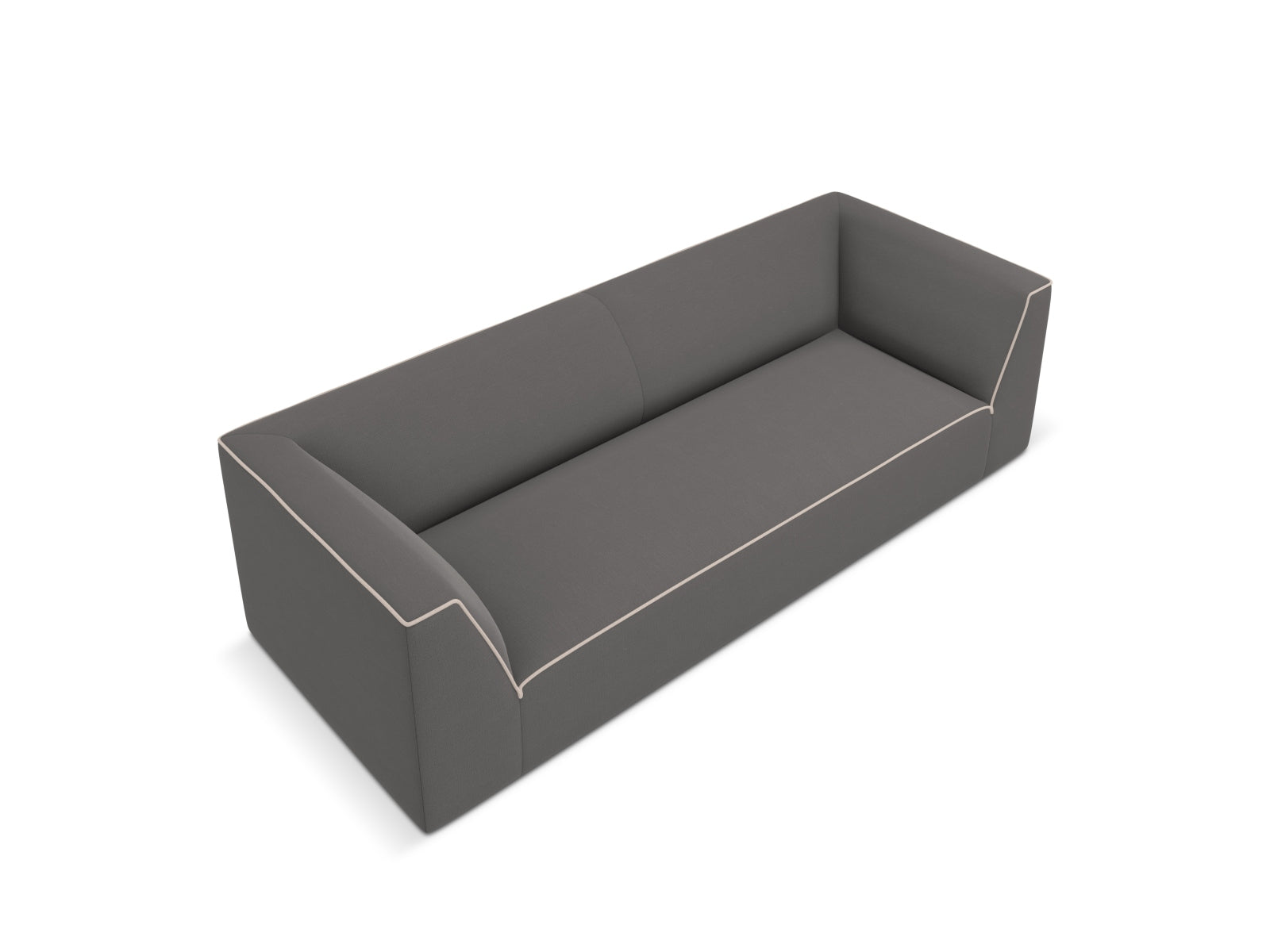 Erleben Sie das Oslo 3-Sitzer Sofa von Cosmopolitan Design – elegantes Velours, optimaler Sitzkomfort und zeitgemässes Design für Ihr Wohnambiente.