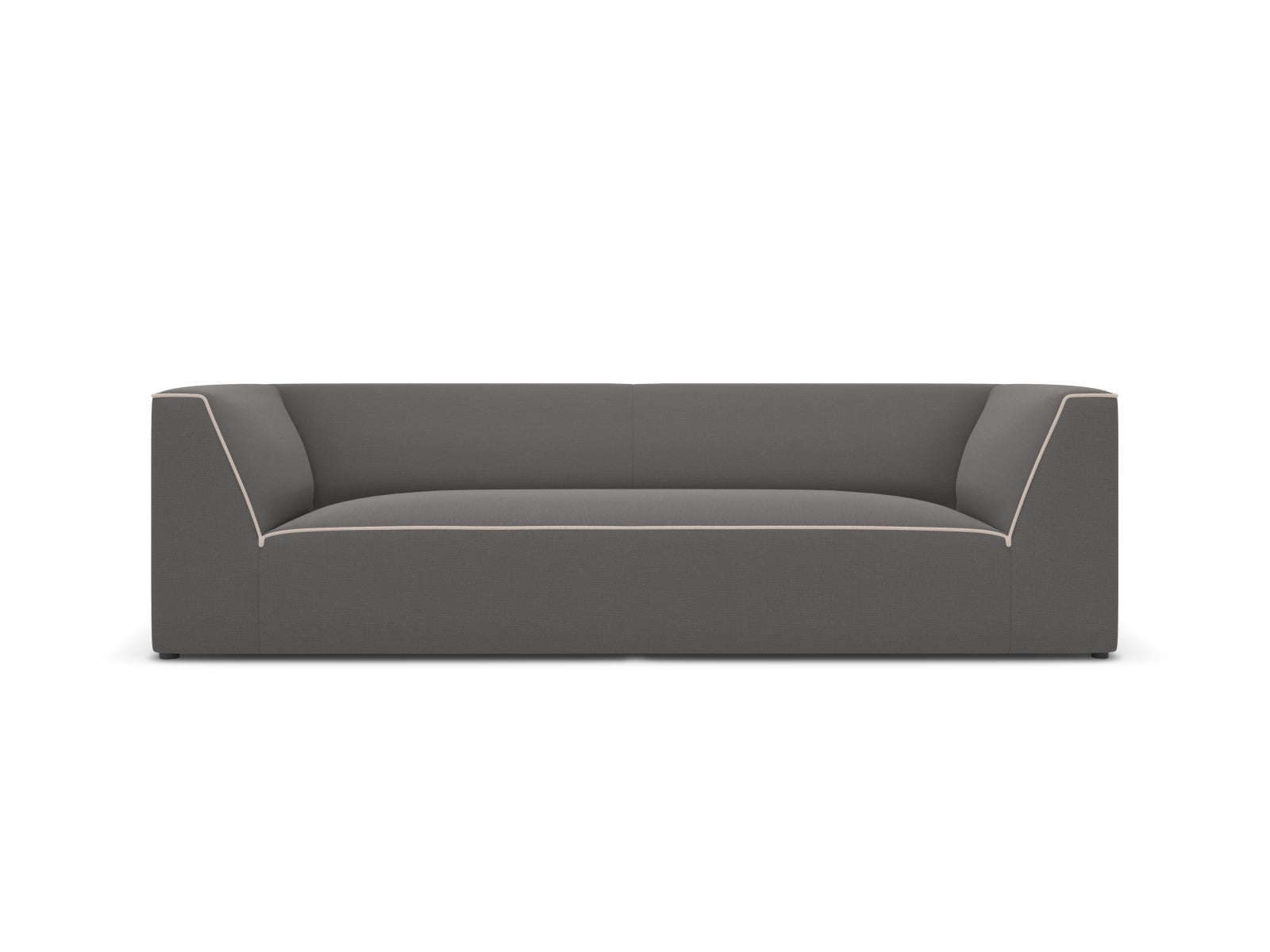 Oslo Sofa 3 Sitzer in Grey, Grey Beige Melange präsentiert im Onlineshop von KAQTU Design AG. Sofa ist von Cosmopolitan Design