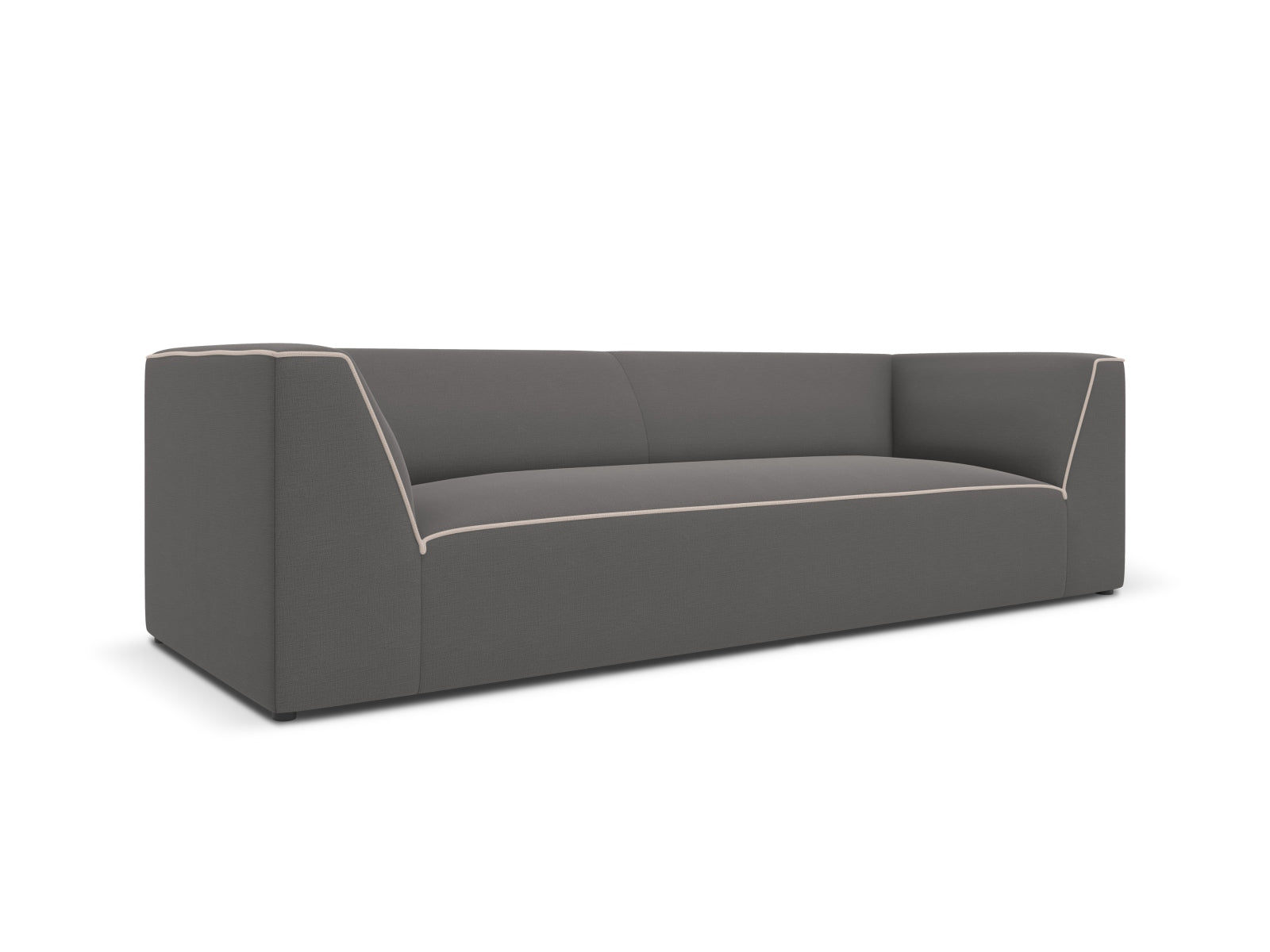 Entdecken Sie das Oslo 3-Sitzer Sofa von Cosmopolitan Design – stilvolles Velours, hervorragender Komfort und modernes Design für Ihr Zuhause.