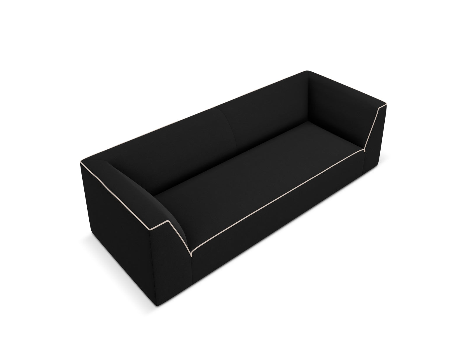 Entdecken Sie das Oslo 3-Sitzer Sofa von Cosmopolitan Design – stilvolles Velours, hervorragender Komfort und modernes Design für Ihr Zuhause.