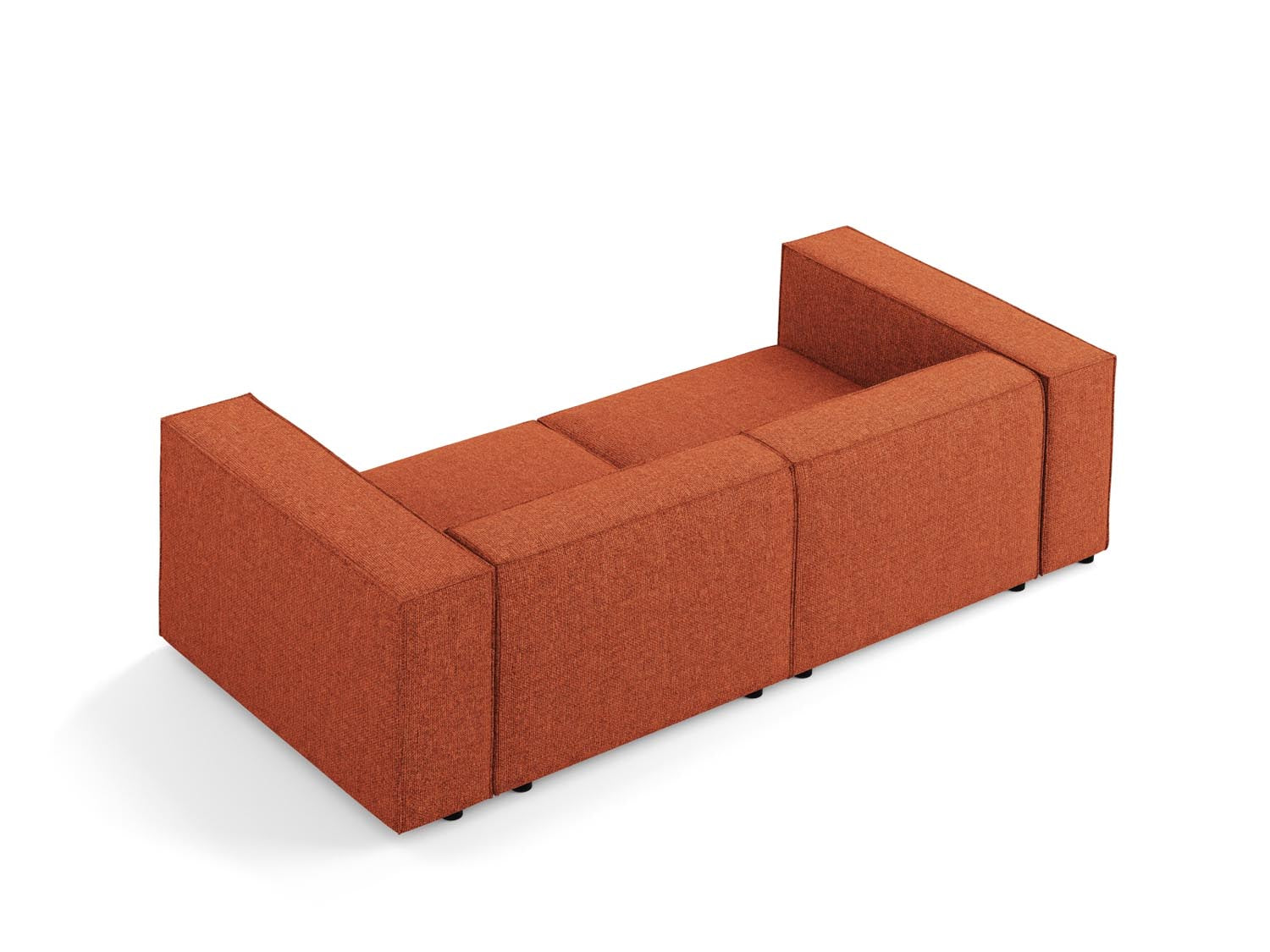 Arendal Sofa 3 Sitzer in Terracotta präsentiert im Onlineshop von KAQTU Design AG. 3er Sofa ist von Cosmopolitan Design