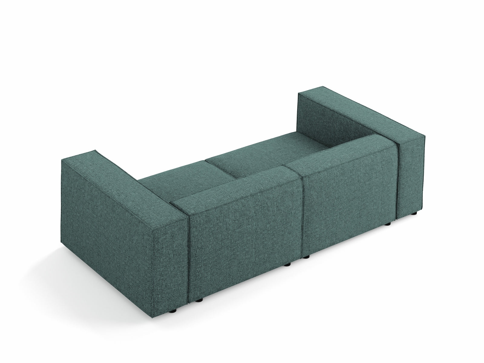Arendal Sofa 3 Sitzer in Petrol präsentiert im Onlineshop von KAQTU Design AG. 3er Sofa ist von Cosmopolitan Design