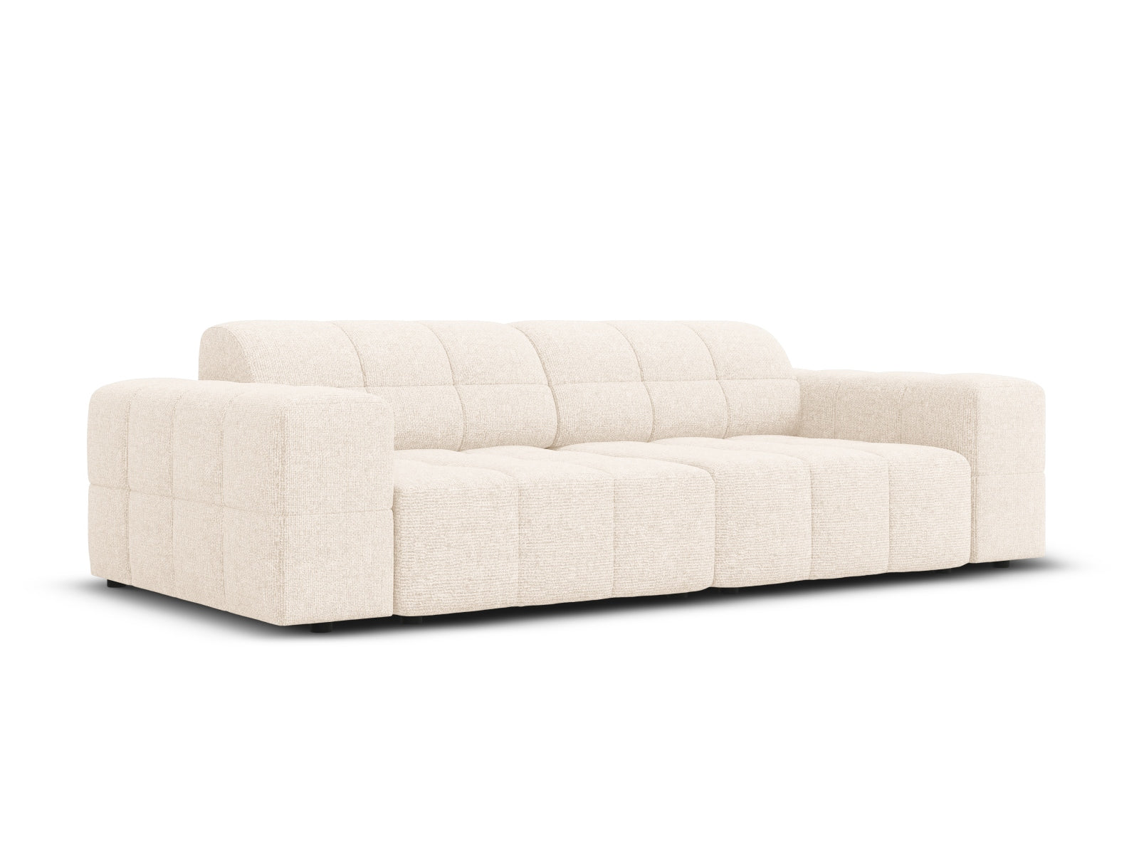 Elegantes Chicago 3-Sitzer Sofa in hellem Beige, ideal für stilvolle Wohnräume. Hochwertiges Design von Cosmopolitan.