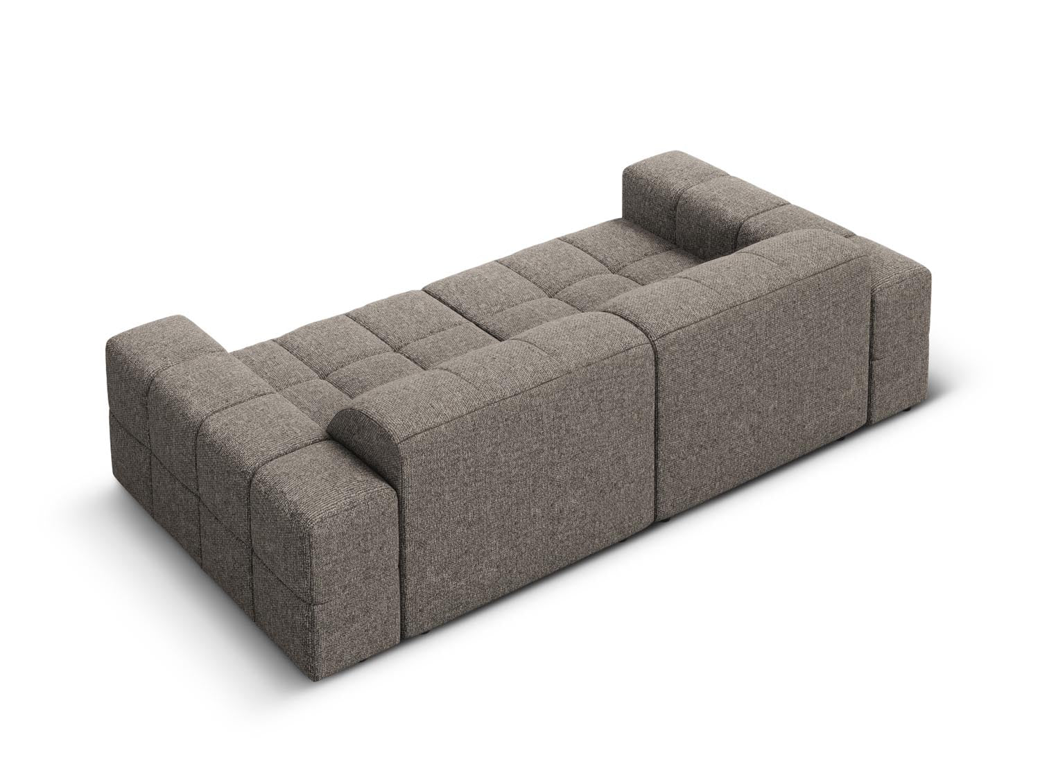 Elegantes 3-Sitzer Sofa Chicago in stilvollem Grau, 102 cm breit, ideal für moderne Wohnräume und gemütliche Atmosphäre.