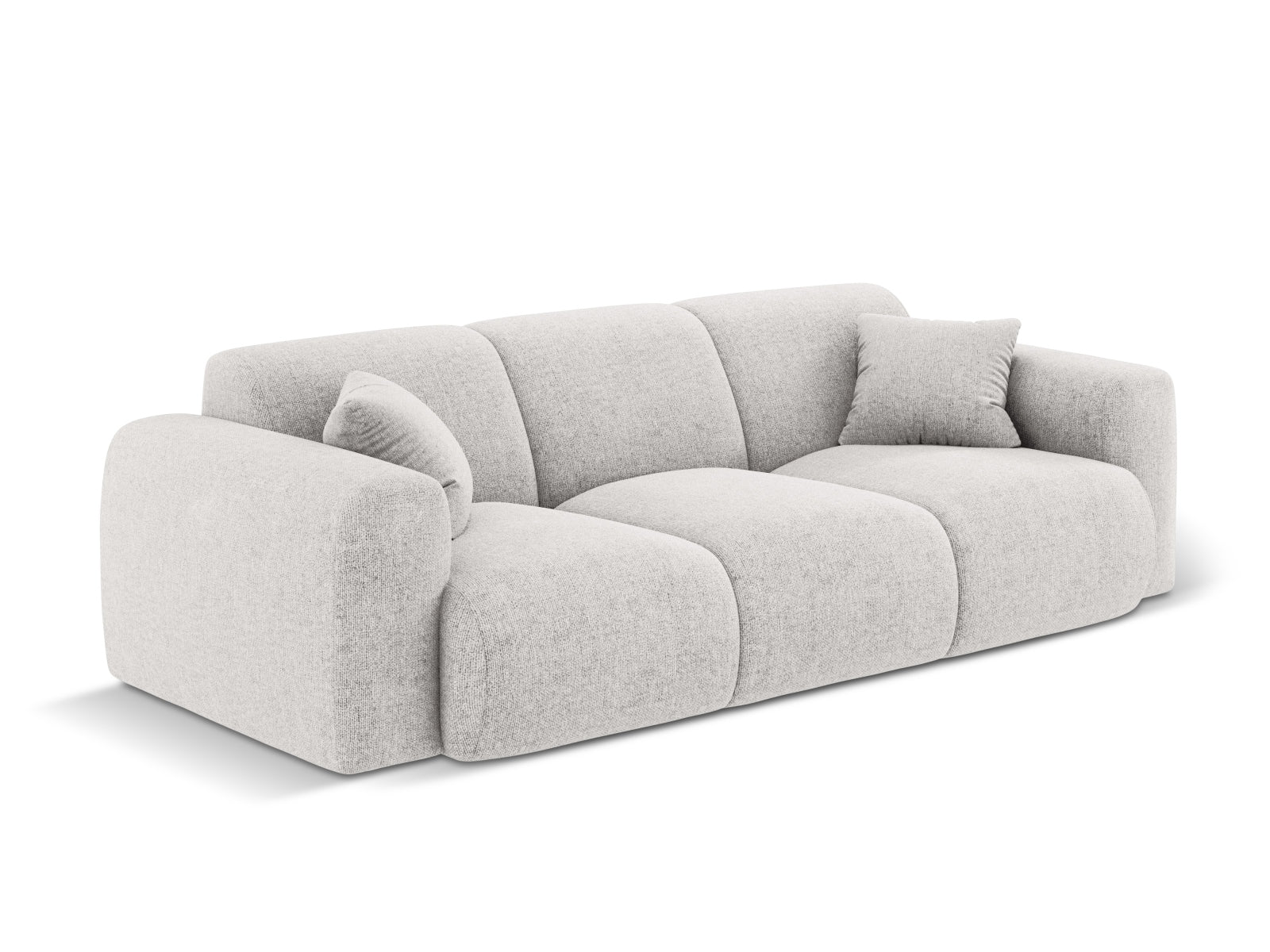 Nolio Sofa 3 Sitzer 95cm in Light Grey präsentiert im Onlineshop von KAQTU Design AG. 3er Sofa ist von Cosmopolitan Design