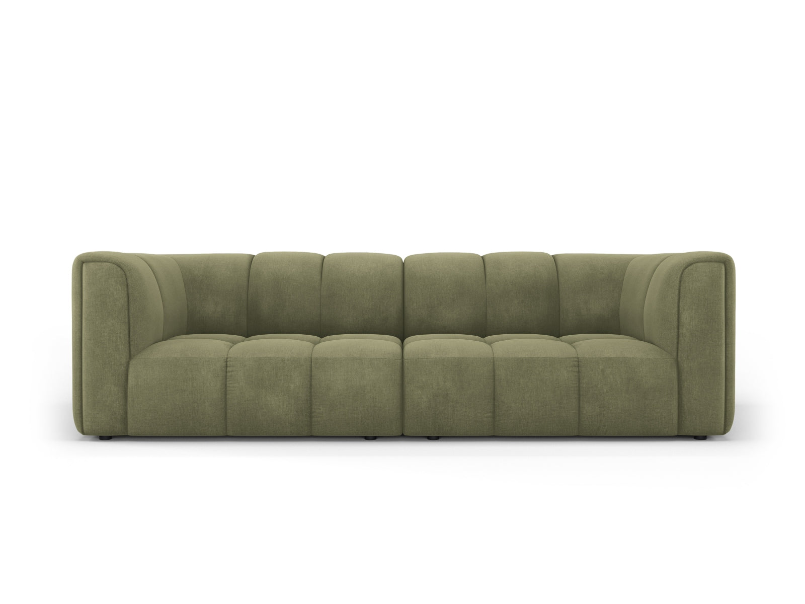 3-Sitzer Modular Sofa Moritz in Light Green-Rebel präsentiert im Onlineshop von KAQTU Design AG. 3er Sofa ist von Cosmopolitan Design
