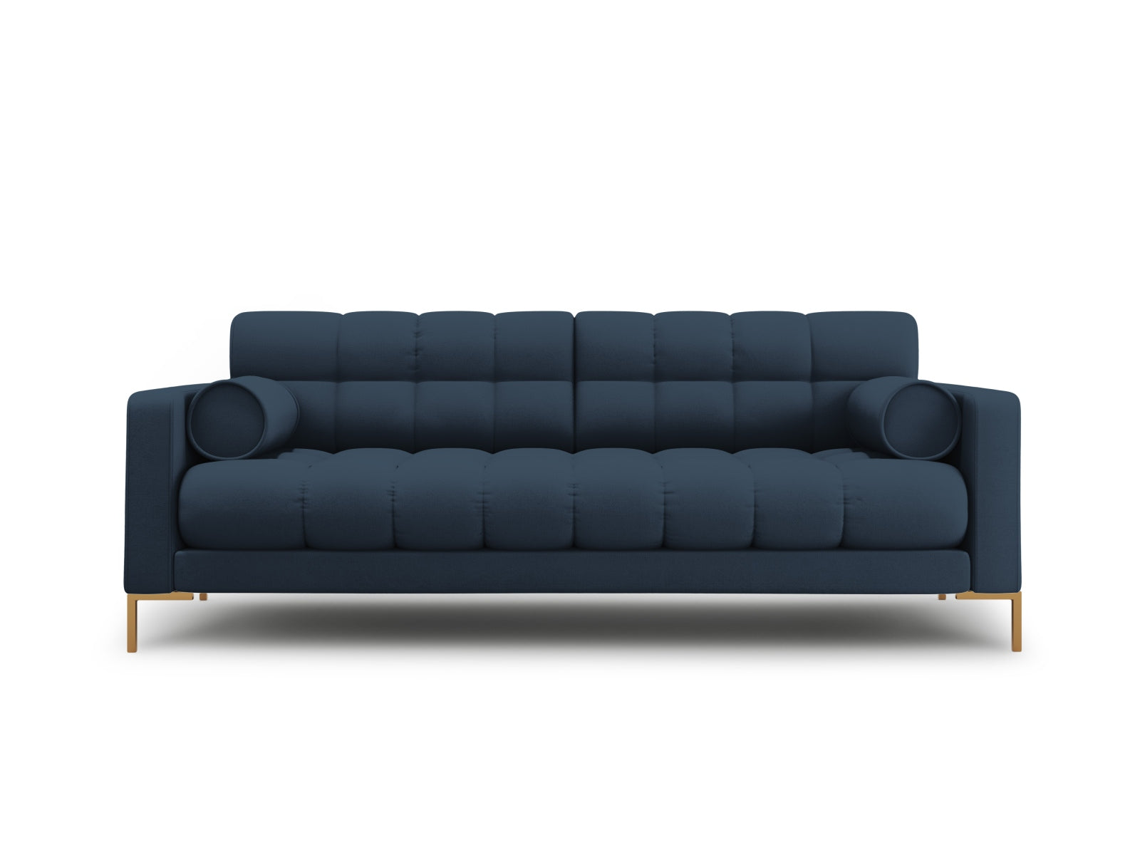 Elegantes 3-Sitzer Sofa Bali in strahlendem Gelb, ideal für einladende Wohnräume und gesellige Zusammenkünfte.