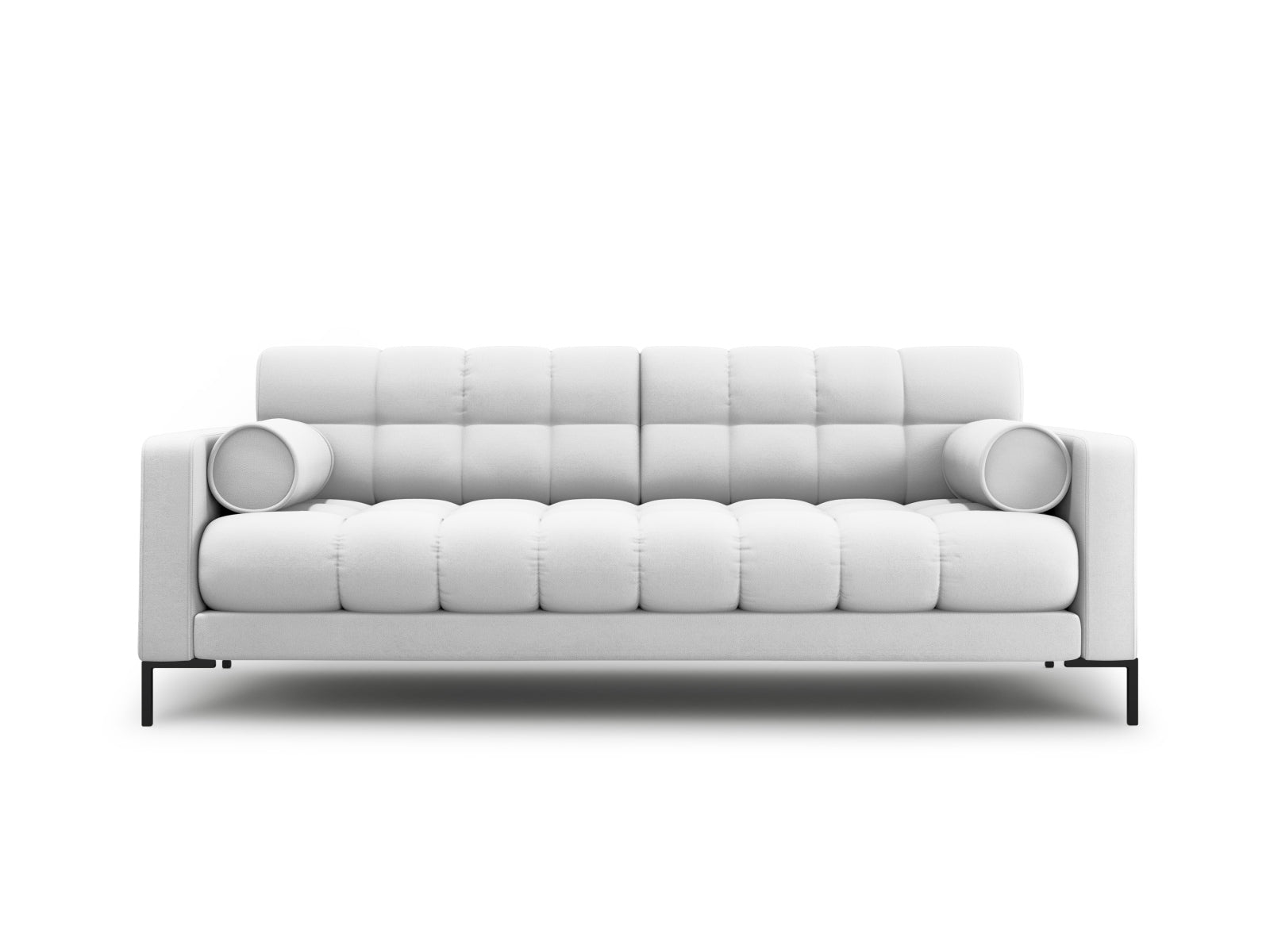 Elegantes 3-Sitzer Sofa Bali in dezentem Grau, ideal für entspannte Stunden und geschmackvolle Wohnräume, erhältlich bei Cosmopolitan Design.