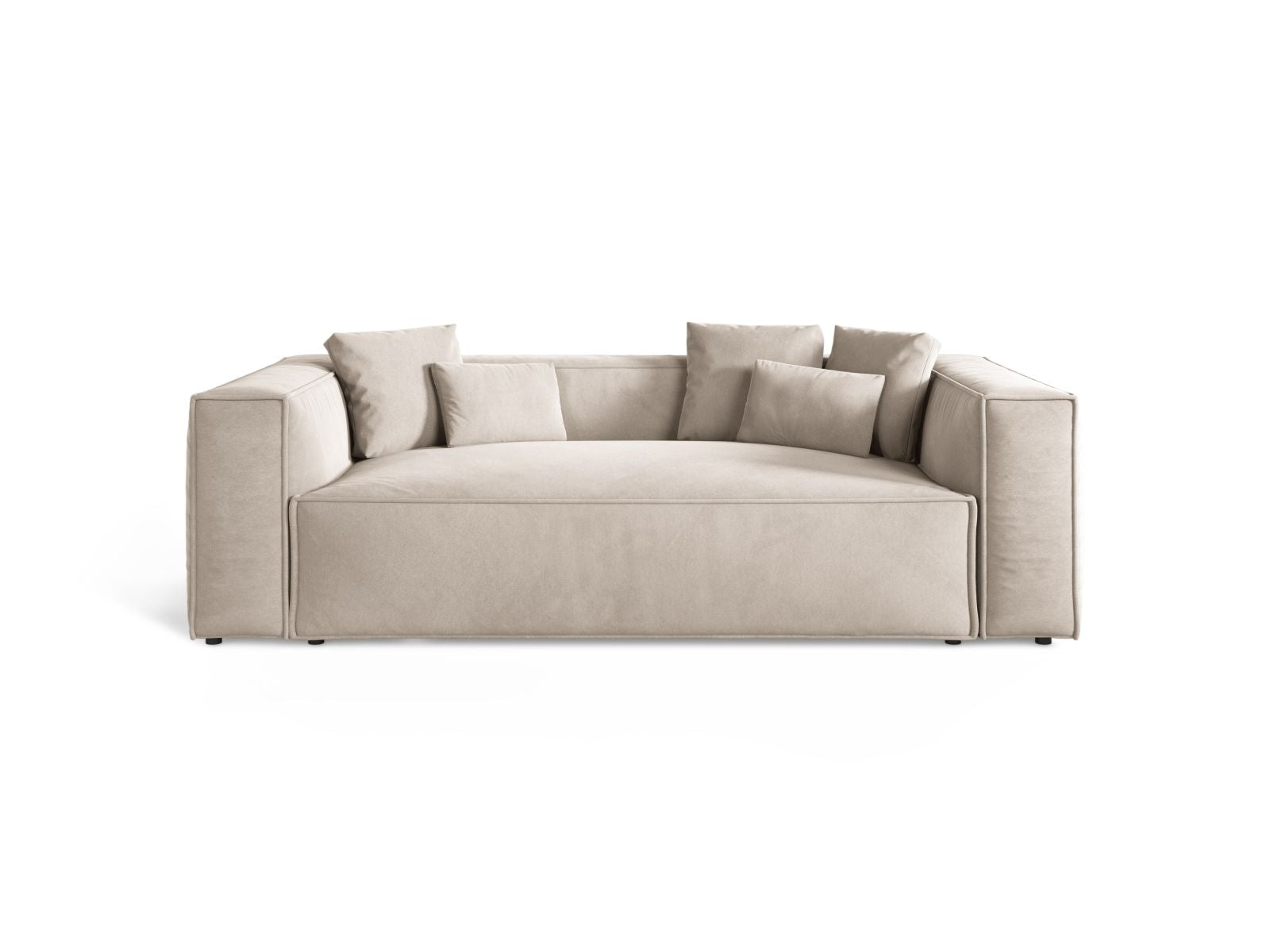 3-Sitzer Sofa Aveiro in Light Beige-Casino präsentiert im Onlineshop von KAQTU Design AG. 3er Sofa ist von Cosmopolitan Design