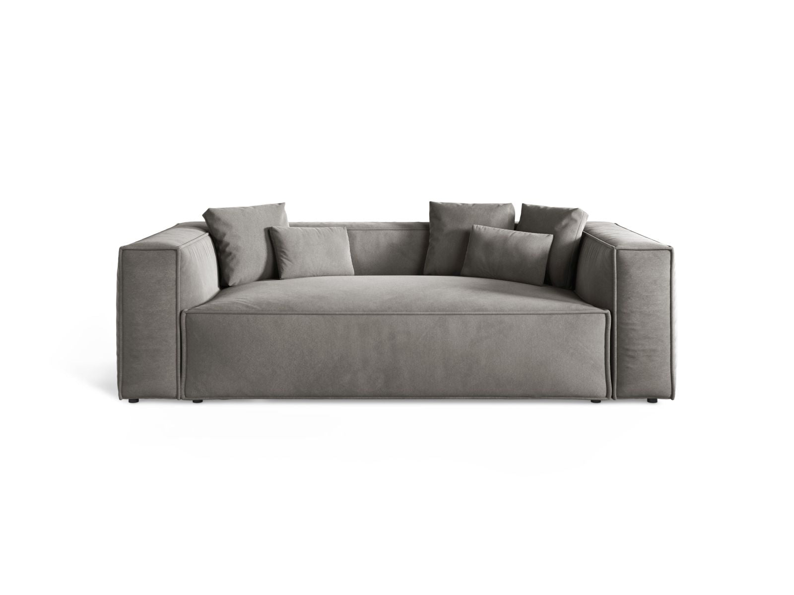 3-Sitzer Sofa Aveiro in Grey-Casino präsentiert im Onlineshop von KAQTU Design AG. 3er Sofa ist von Cosmopolitan Design