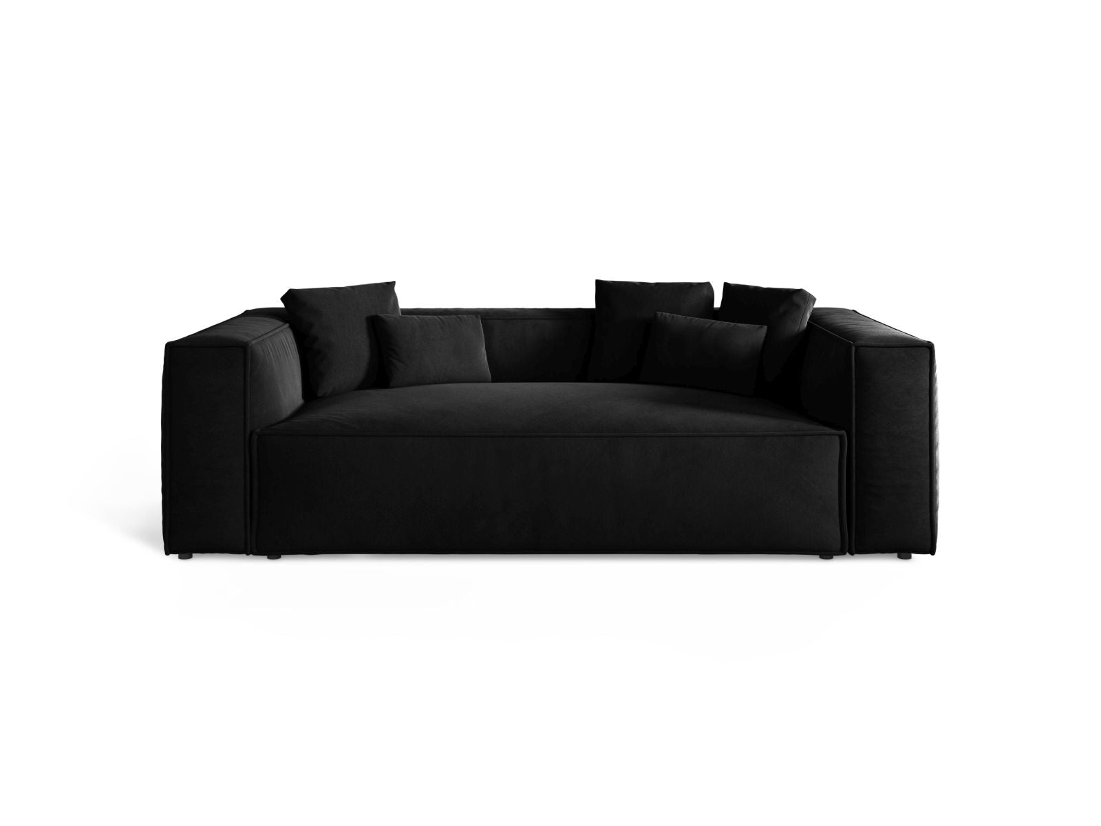 3-Sitzer Sofa Aveiro in Black-Casino präsentiert im Onlineshop von KAQTU Design AG. 3er Sofa ist von Cosmopolitan Design