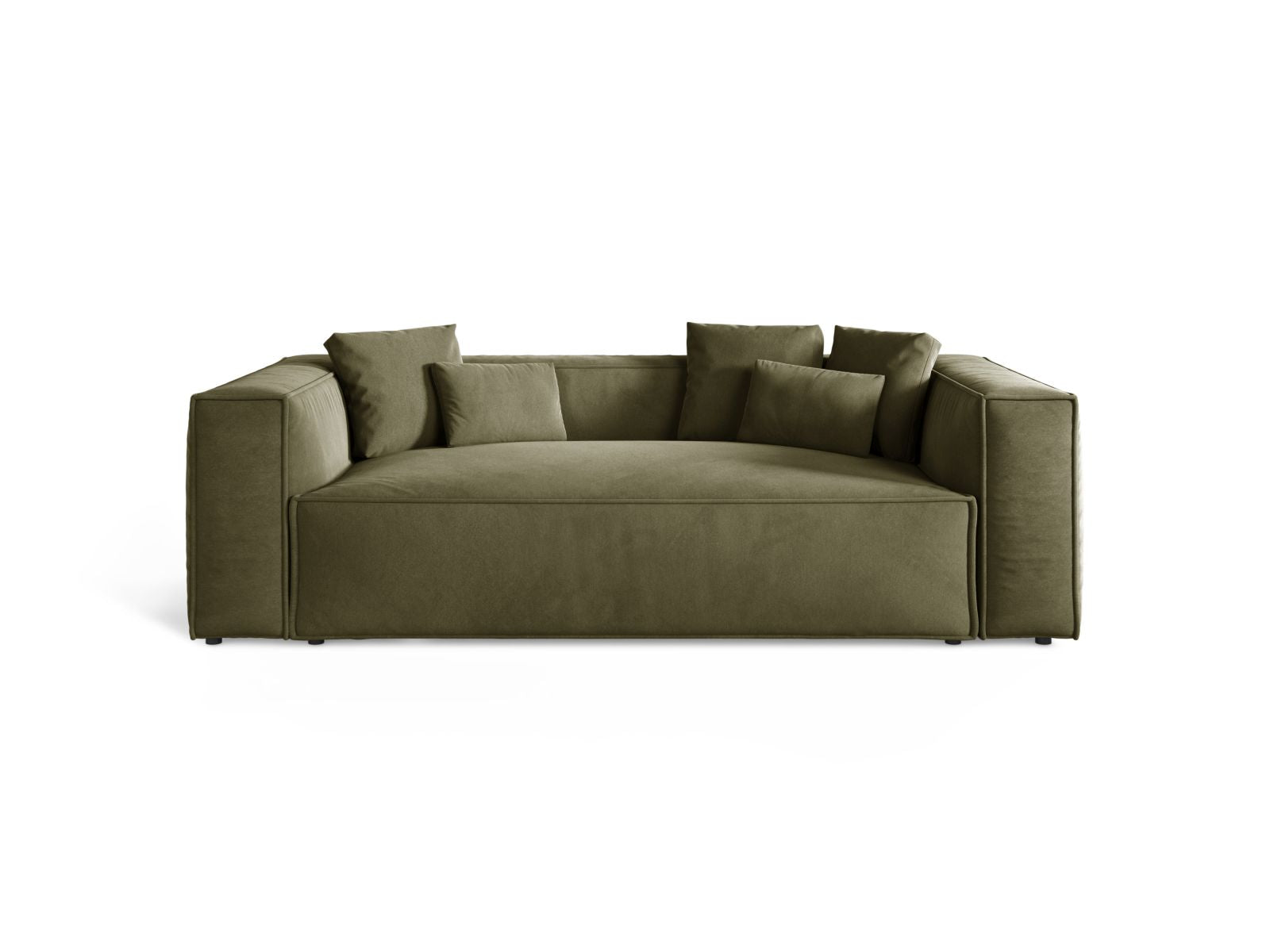 3-Sitzer Sofa Aveiro in Light Green-Casino präsentiert im Onlineshop von KAQTU Design AG. 3er Sofa ist von Cosmopolitan Design