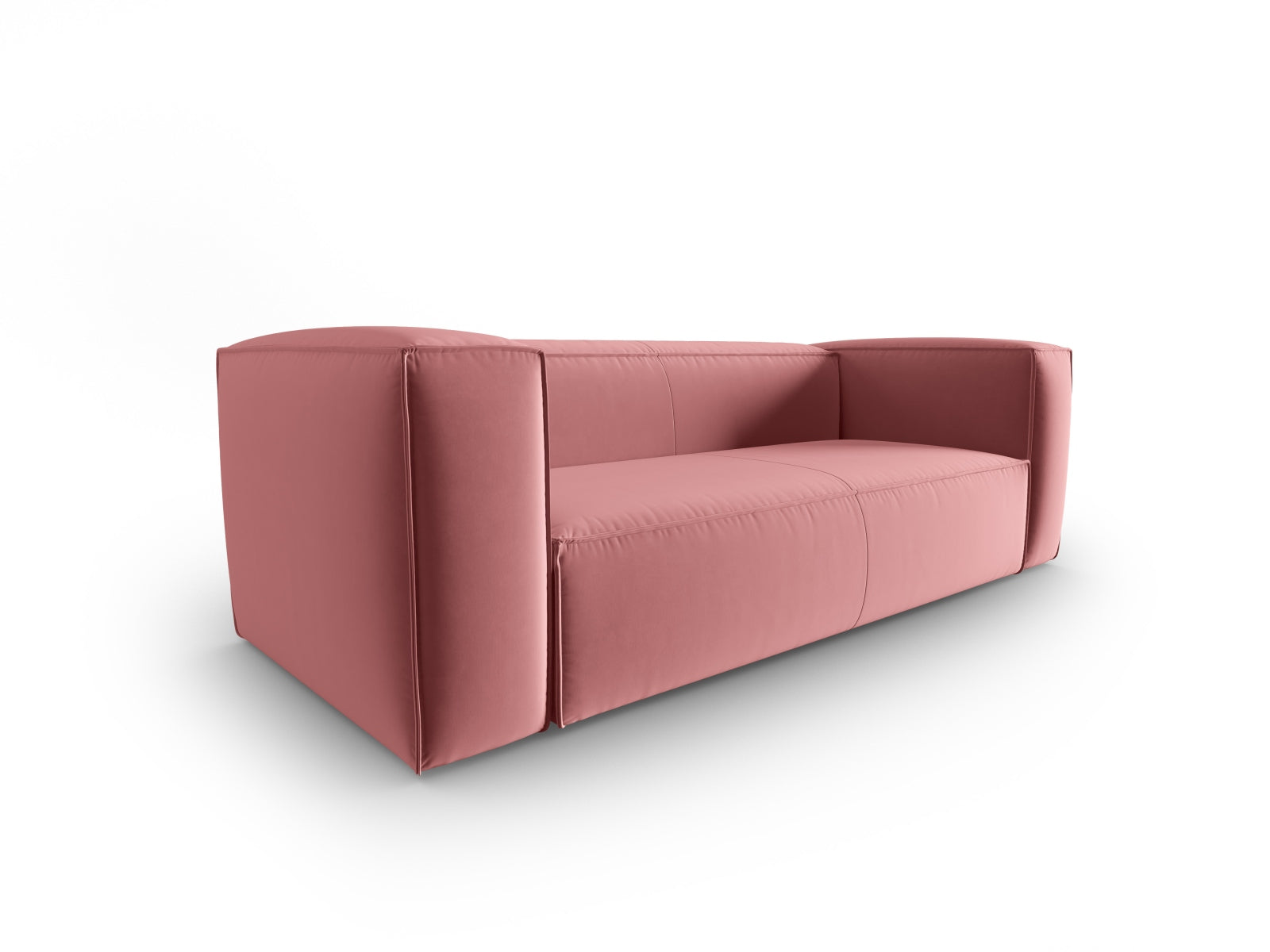 Mackay Velour Sofa 3 Sitzer in Flamingo präsentiert im Onlineshop von KAQTU Design AG. 3er Sofa ist von Cosmopolitan Design