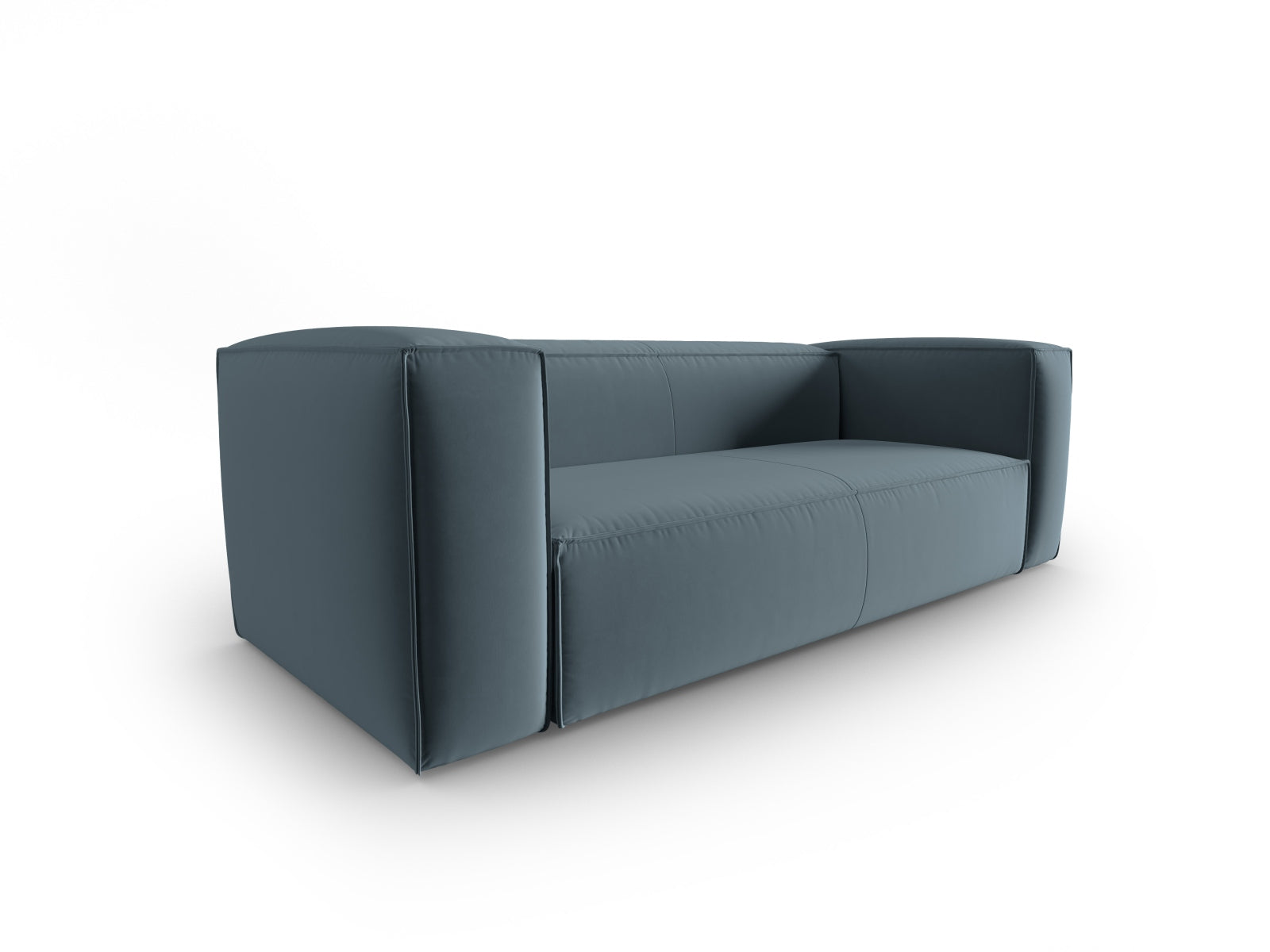 Mackay Velour Sofa 3 Sitzer in Pastel Blue präsentiert im Onlineshop von KAQTU Design AG. 3er Sofa ist von Cosmopolitan Design