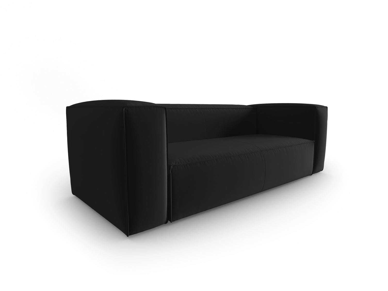 Mackay Velour Sofa 3 Sitzer in Black präsentiert im Onlineshop von KAQTU Design AG. 3er Sofa ist von Cosmopolitan Design