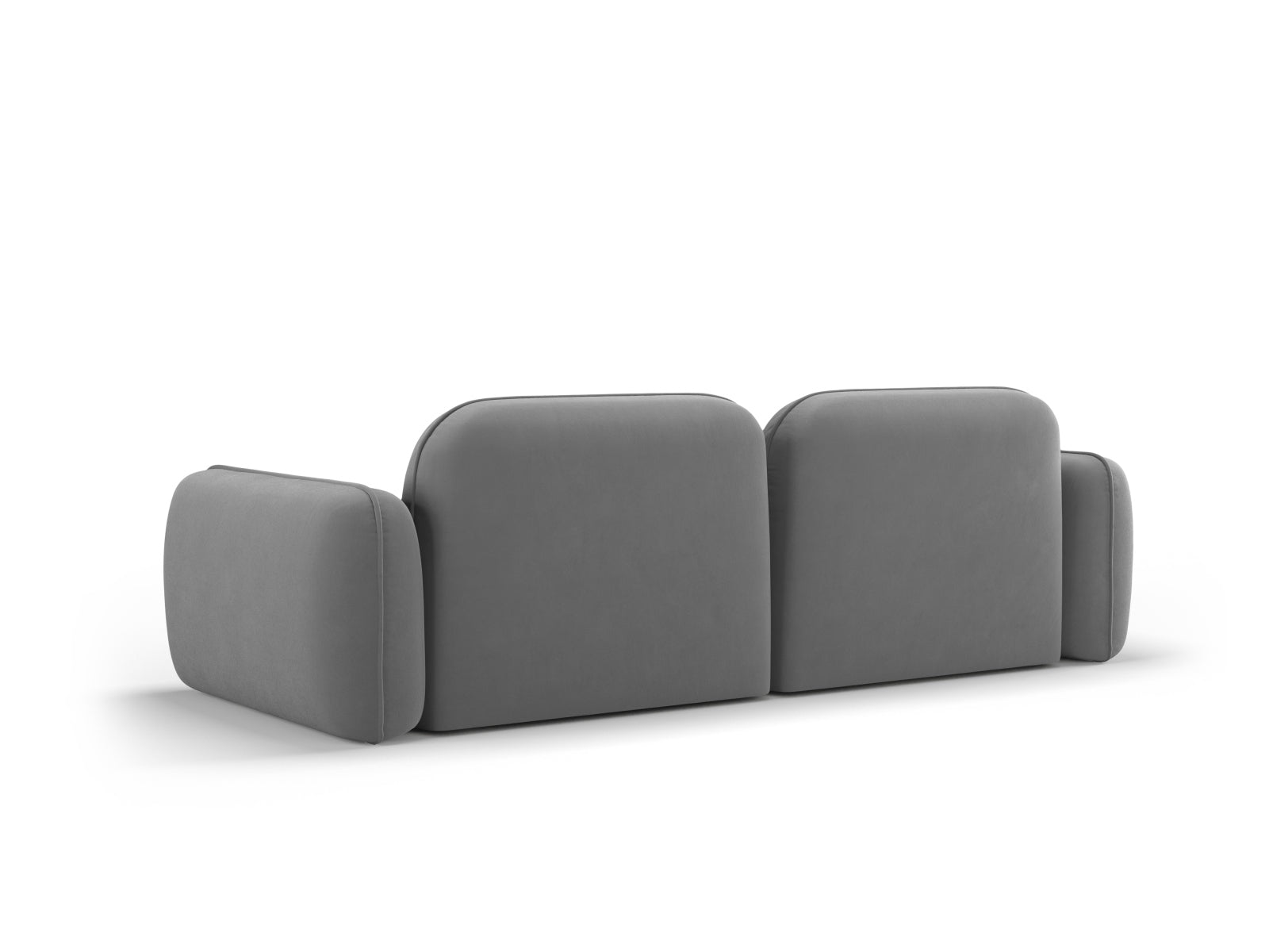 Sydney Velour Modular Sofa 3 Sitzer in Light Grey präsentiert im Onlineshop von KAQTU Design AG. 3er Sofa ist von Cosmopolitan Design