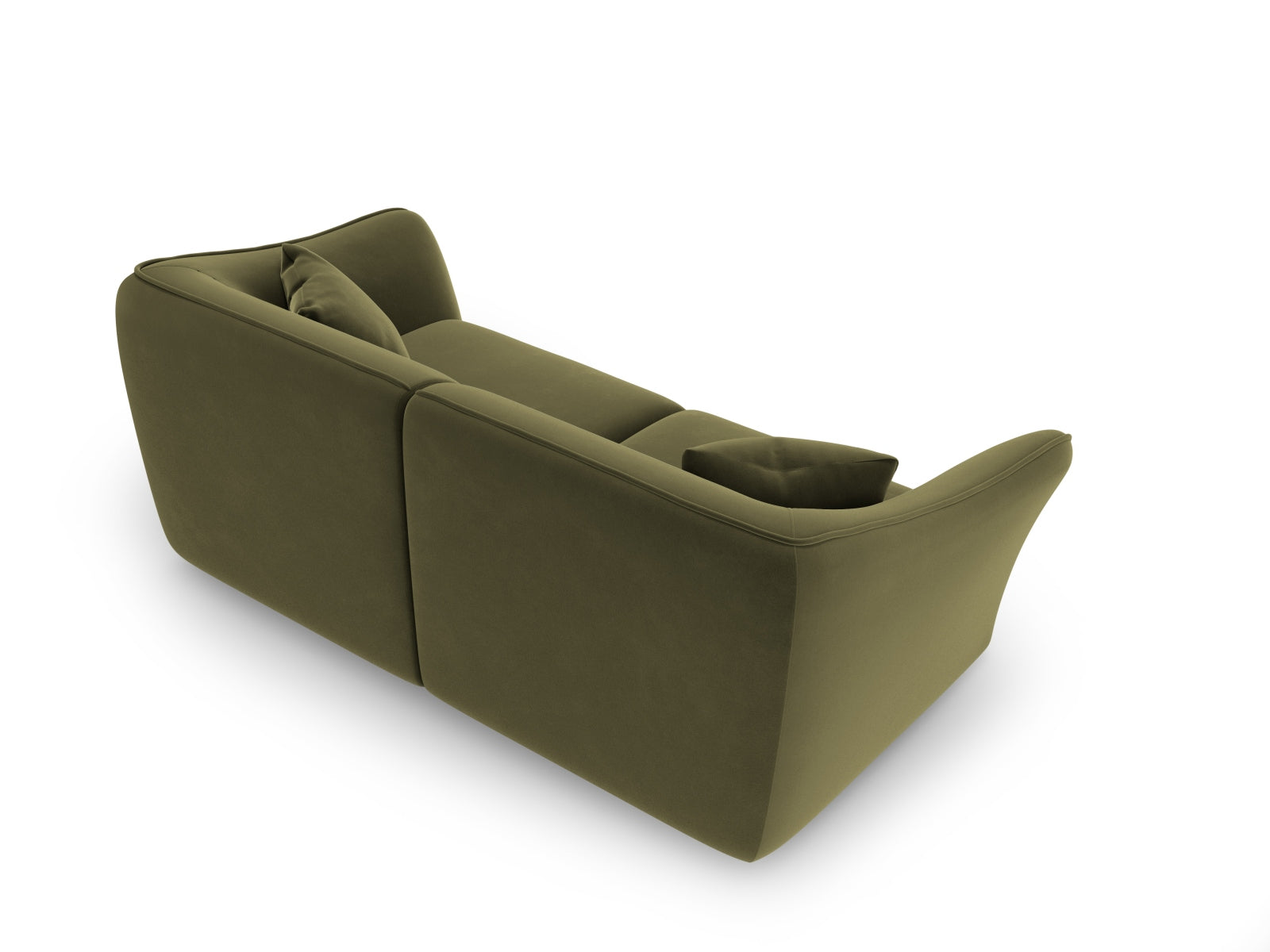 Tokyo Velour Modular Sofa 3 Sitzer in Light Green präsentiert im Onlineshop von KAQTU Design AG. 3er Sofa ist von Cosmopolitan Design