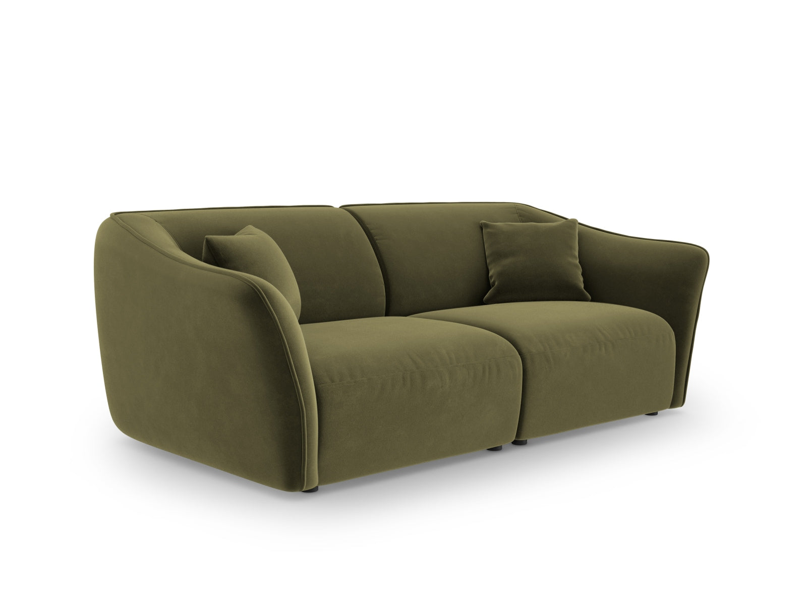Tokyo Velour Modular Sofa 3 Sitzer in Light Green präsentiert im Onlineshop von KAQTU Design AG. 3er Sofa ist von Cosmopolitan Design